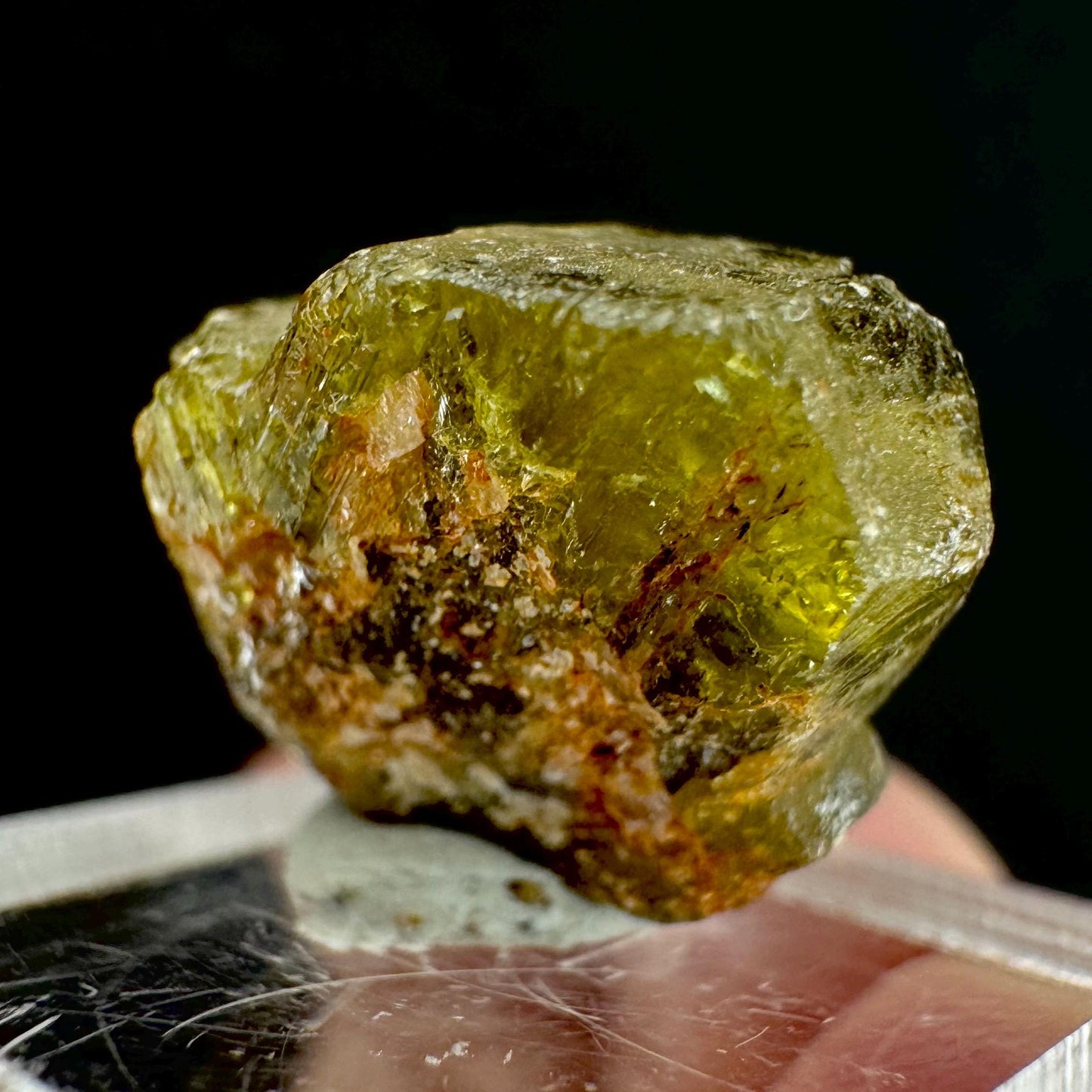 Yellow Chrysoberyl Specimen | Raw Natural Crystal, Rare Mineral from Madagascar