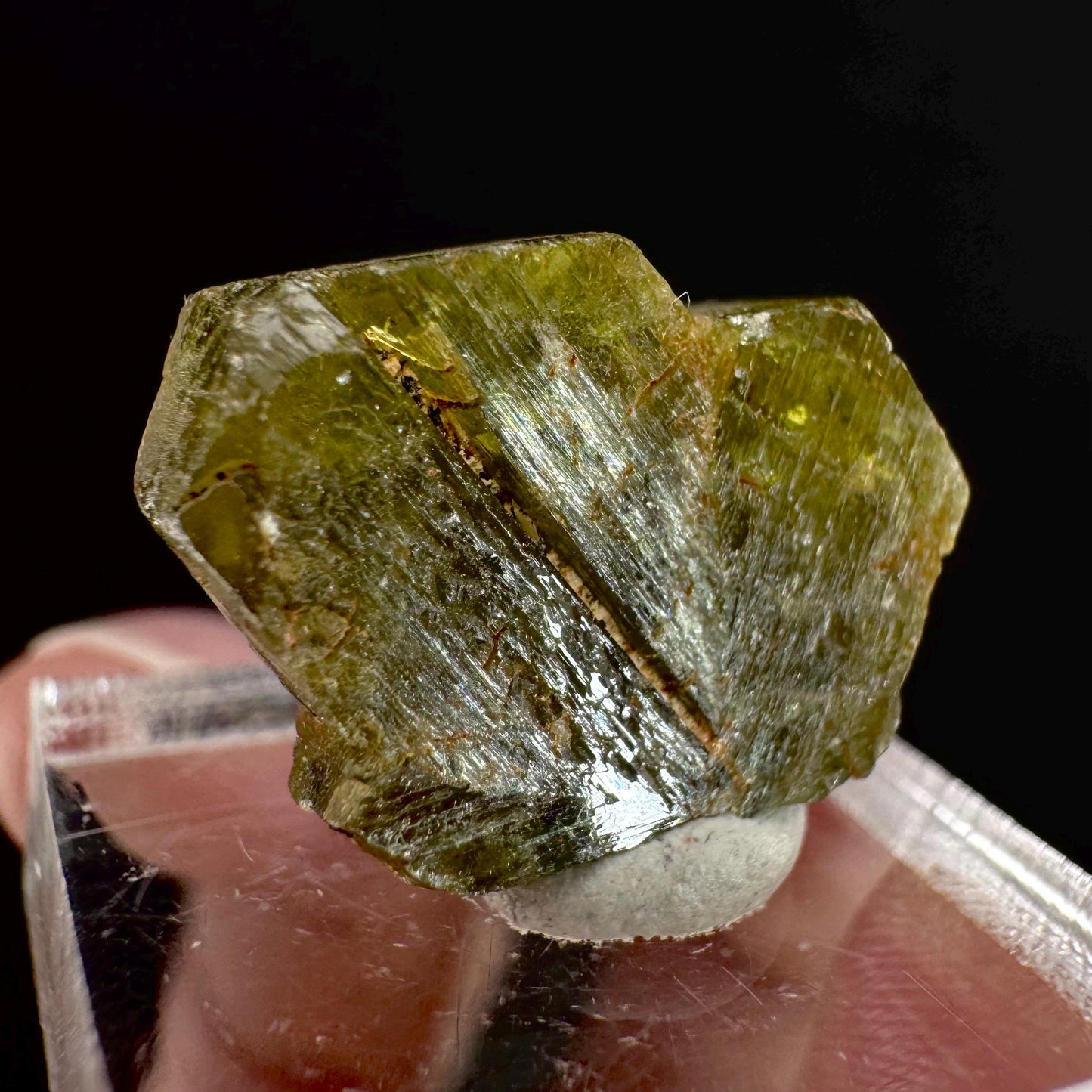 Yellow Chrysoberyl Specimen | Raw Natural Crystal, Rare Mineral from Madagascar