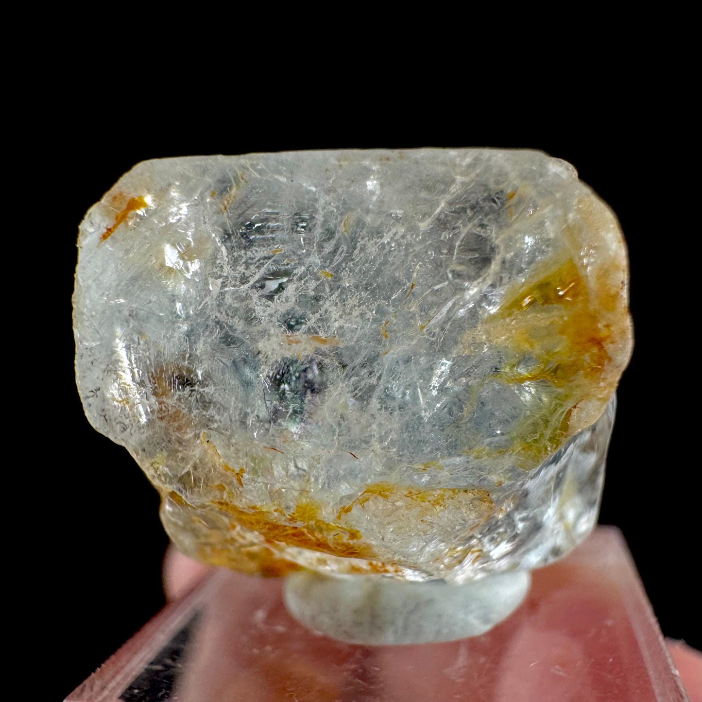 Topaz from Klein Spitzkoppe, Namibia | natural crystal, raw mineral specimen (November Birthstone)