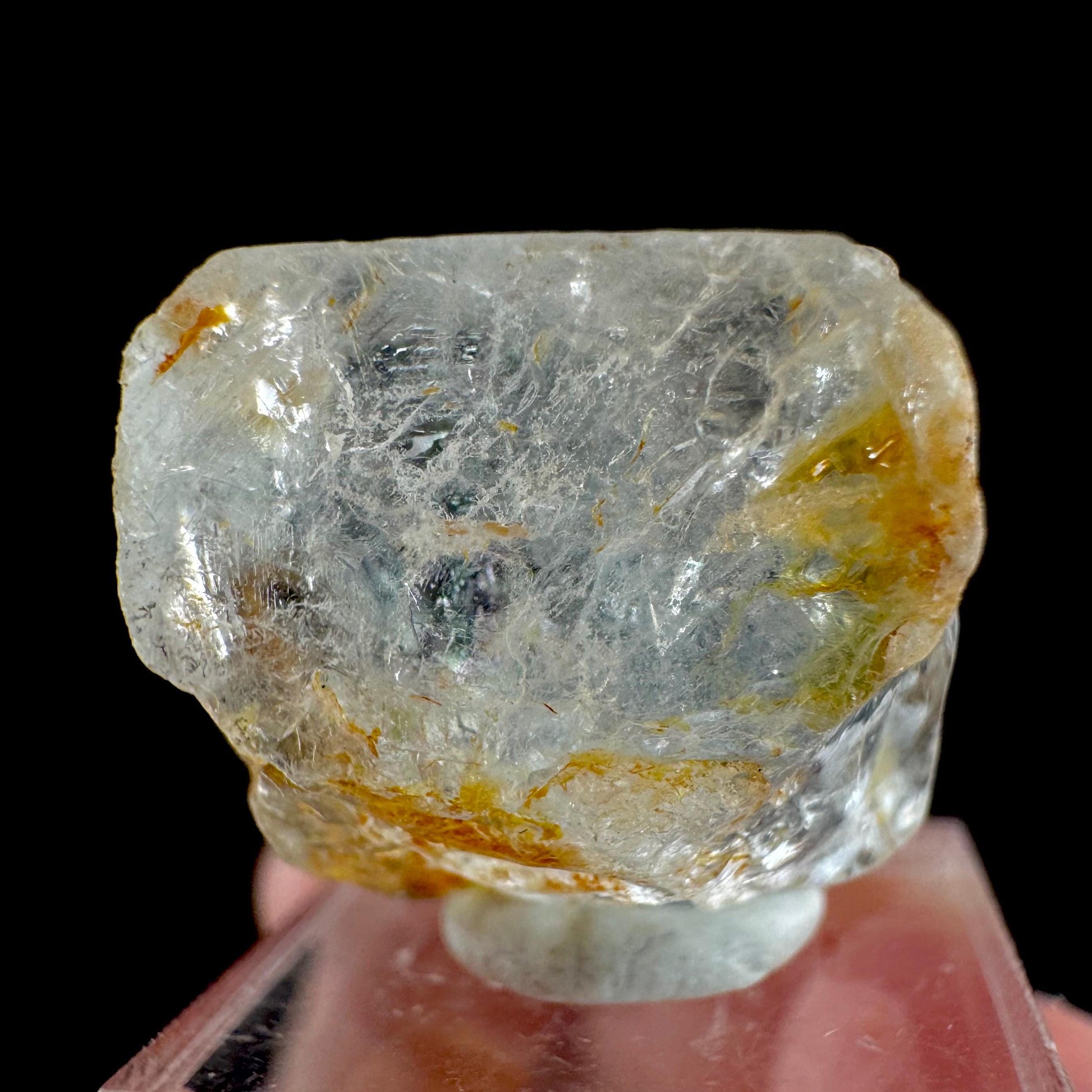Topaz from Klein Spitzkoppe, Namibia | natural crystal, raw mineral specimen (November Birthstone)