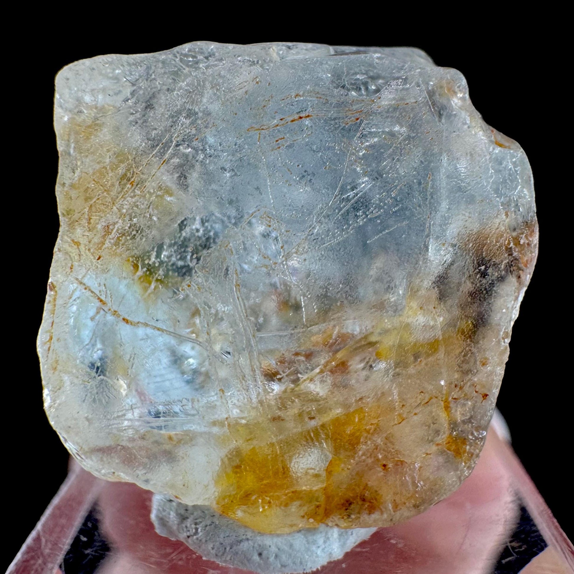 Topaz from Klein Spitzkoppe, Namibia | natural crystal, raw mineral specimen (November Birthstone)