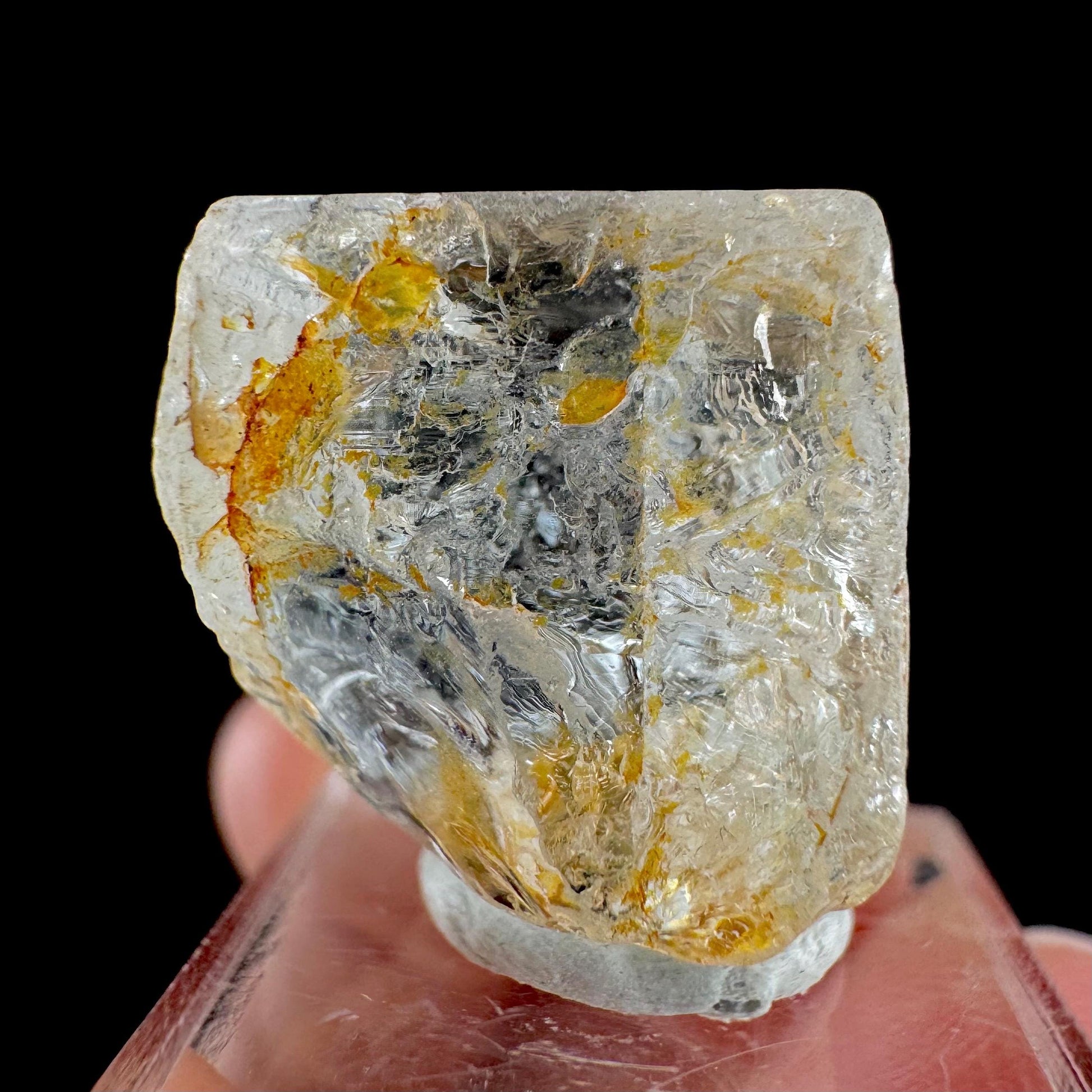 Topaz from Klein Spitzkoppe, Namibia | natural crystal, raw mineral specimen (November Birthstone)