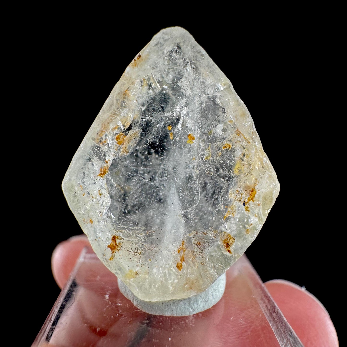 Topaz from Klein Spitzkoppe, Namibia | natural crystal, raw mineral specimen (November Birthstone)