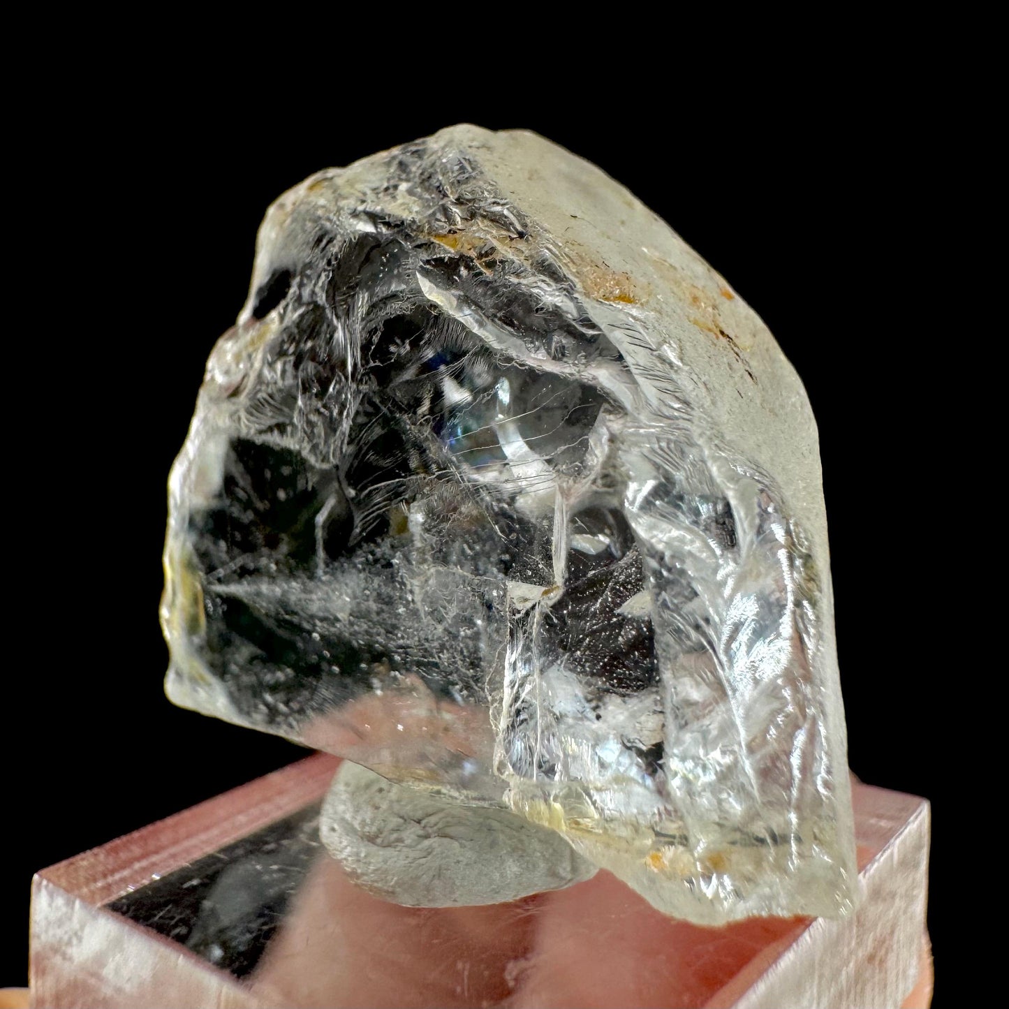 Topaz from Klein Spitzkoppe, Namibia | natural crystal, raw mineral specimen (November Birthstone)