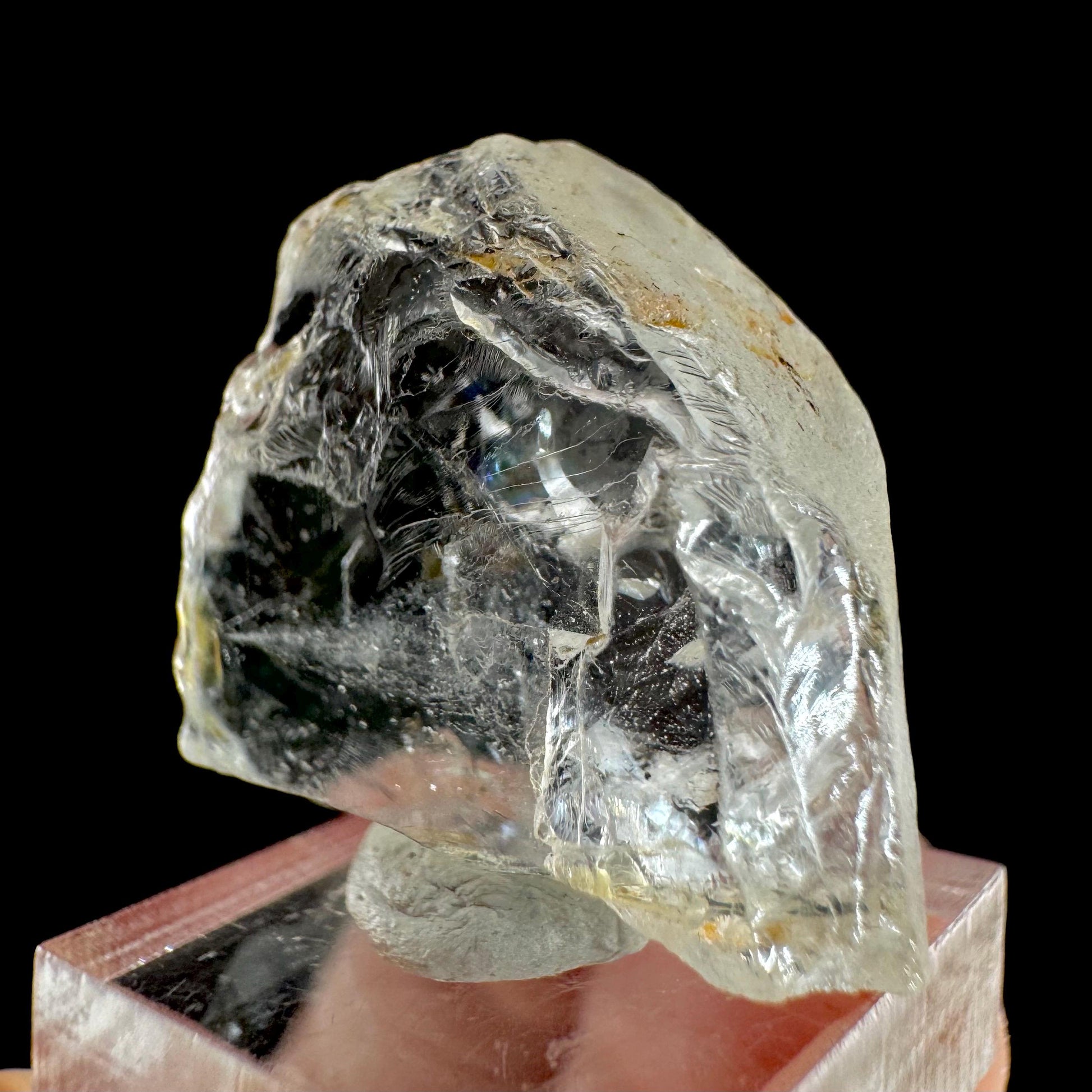 Topaz from Klein Spitzkoppe, Namibia | natural crystal, raw mineral specimen (November Birthstone)