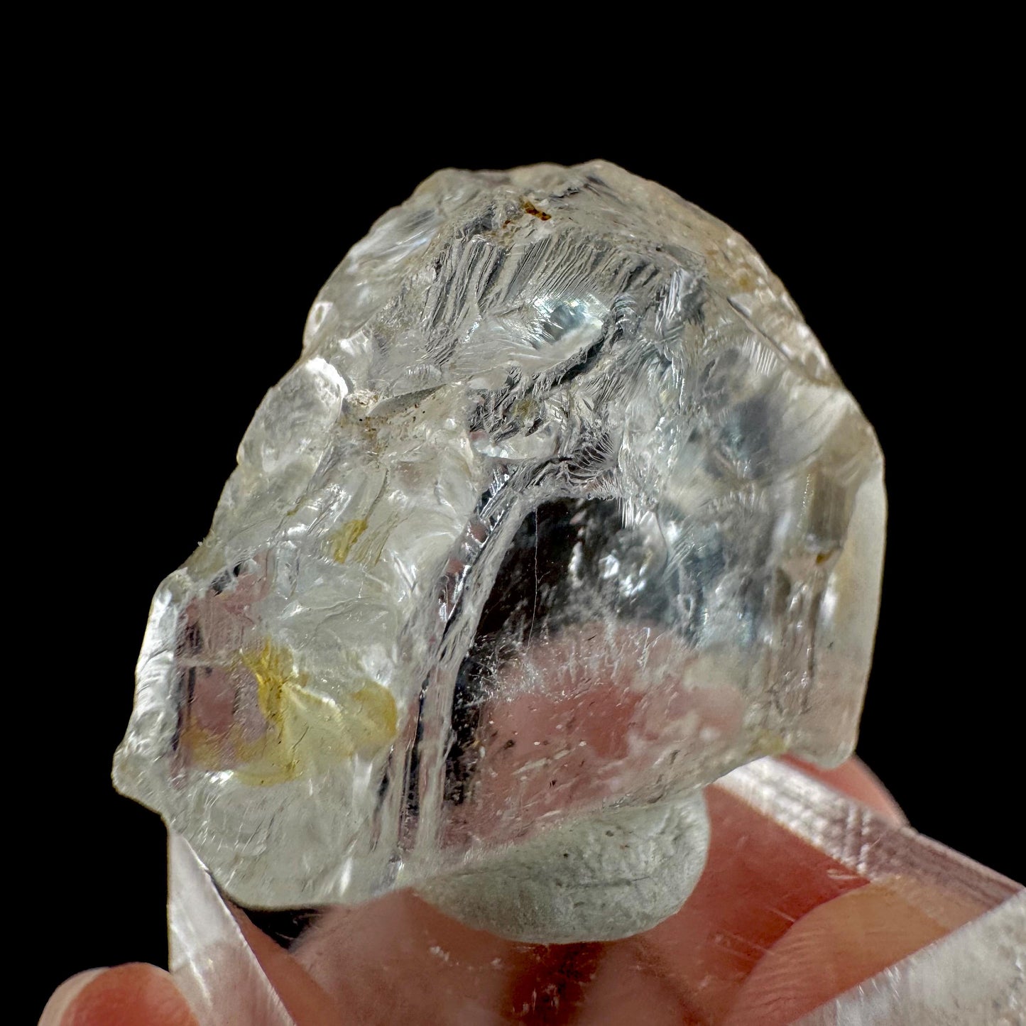 Topaz from Klein Spitzkoppe, Namibia | natural crystal, raw mineral specimen (November Birthstone)