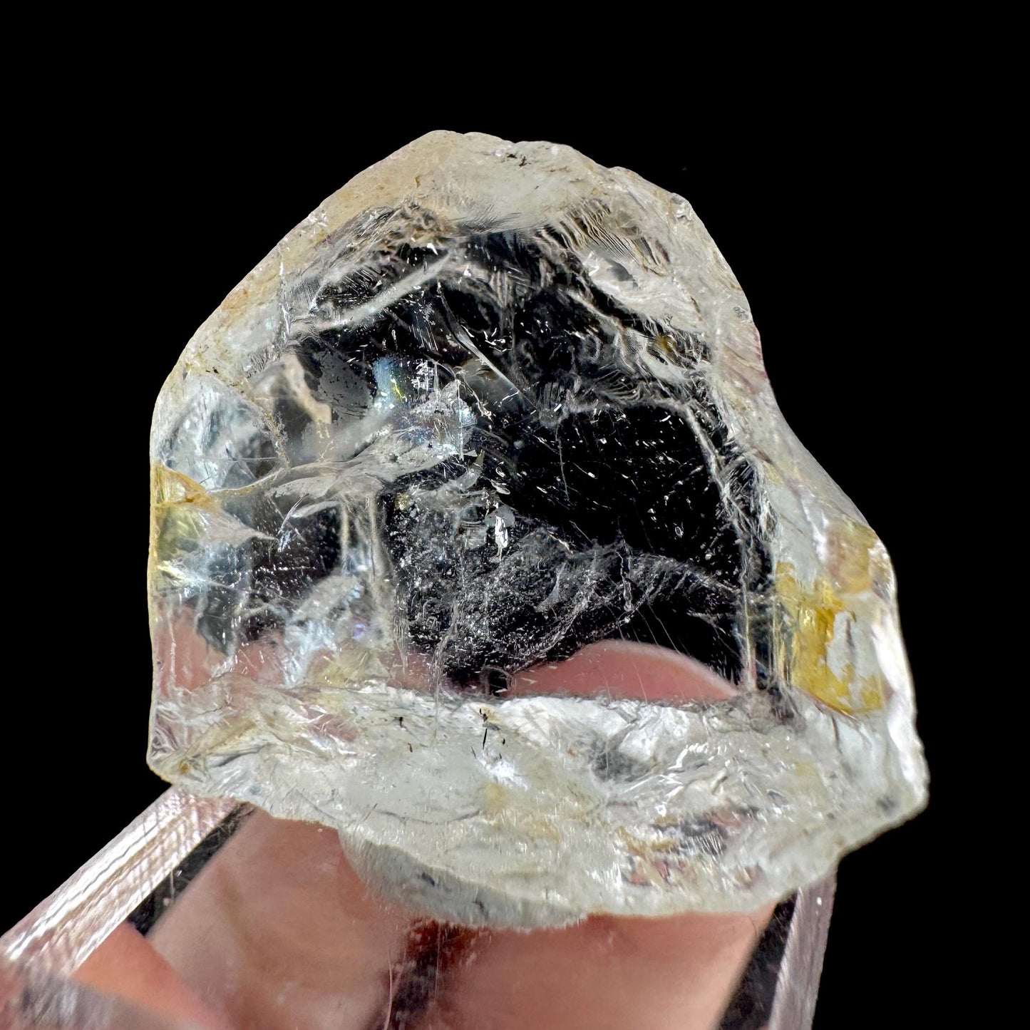 Topaz from Klein Spitzkoppe, Namibia | natural crystal, raw mineral specimen (November Birthstone)