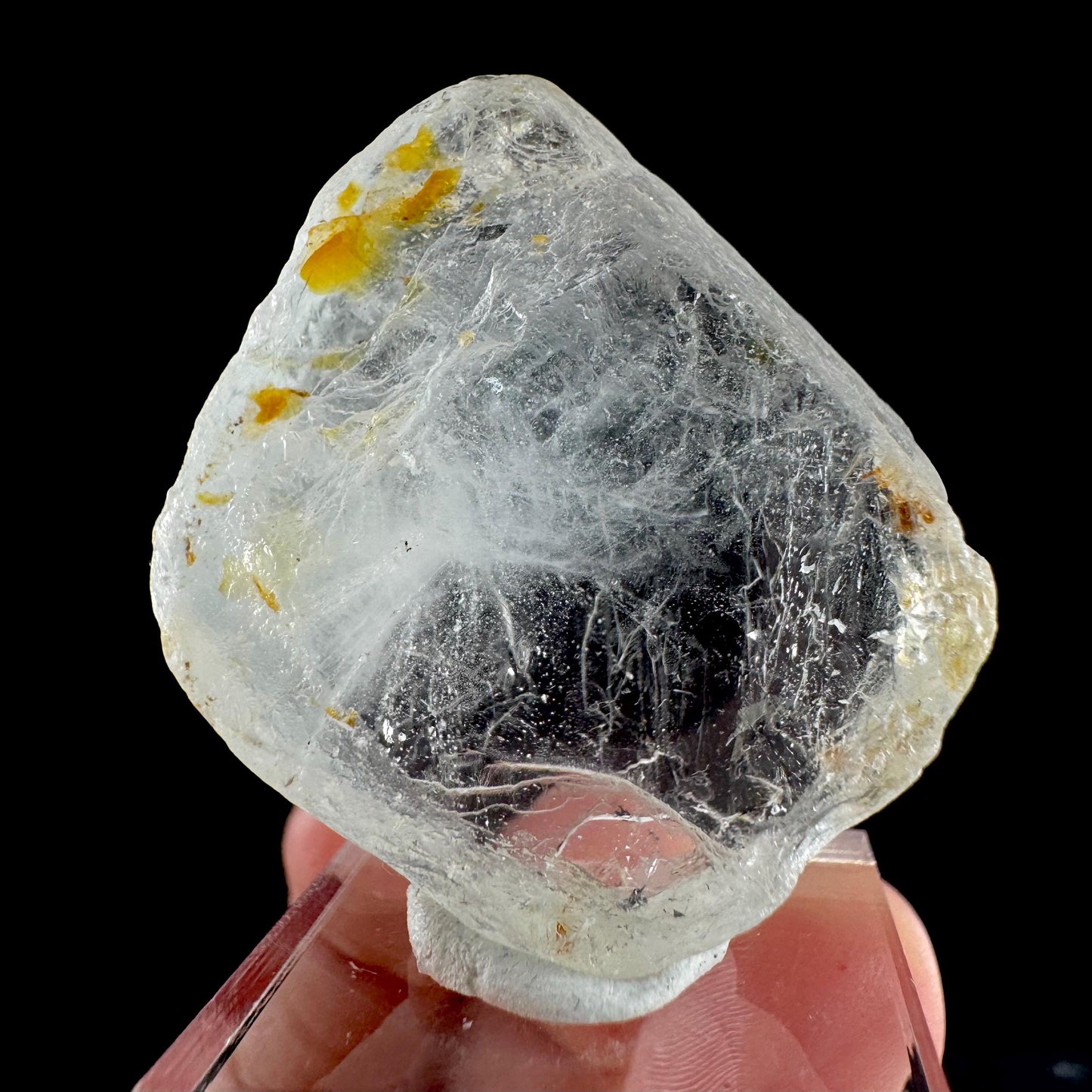 Topaz from Klein Spitzkoppe, Namibia | natural crystal, raw mineral specimen (November Birthstone)