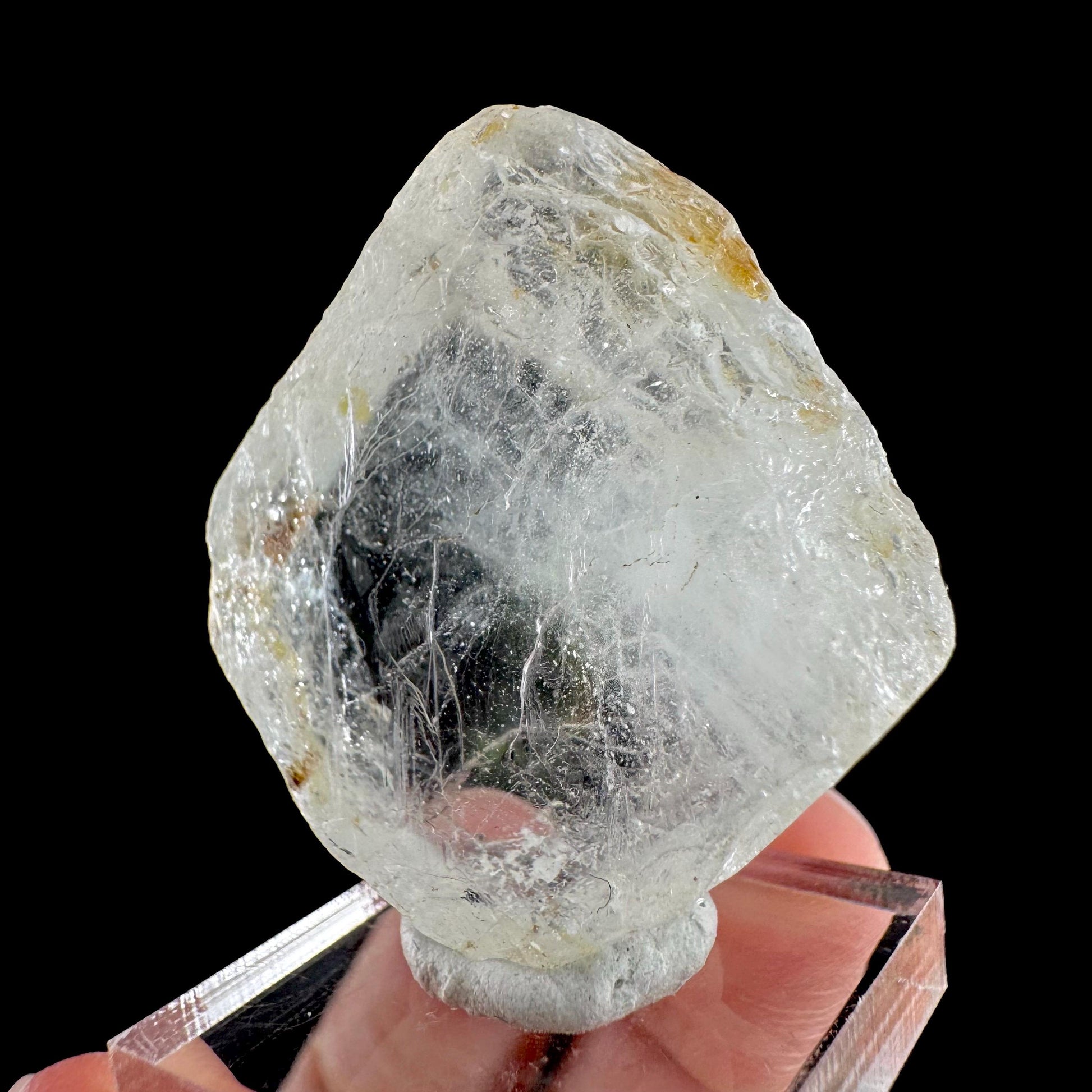 Topaz from Klein Spitzkoppe, Namibia | natural crystal, raw mineral specimen (November Birthstone)