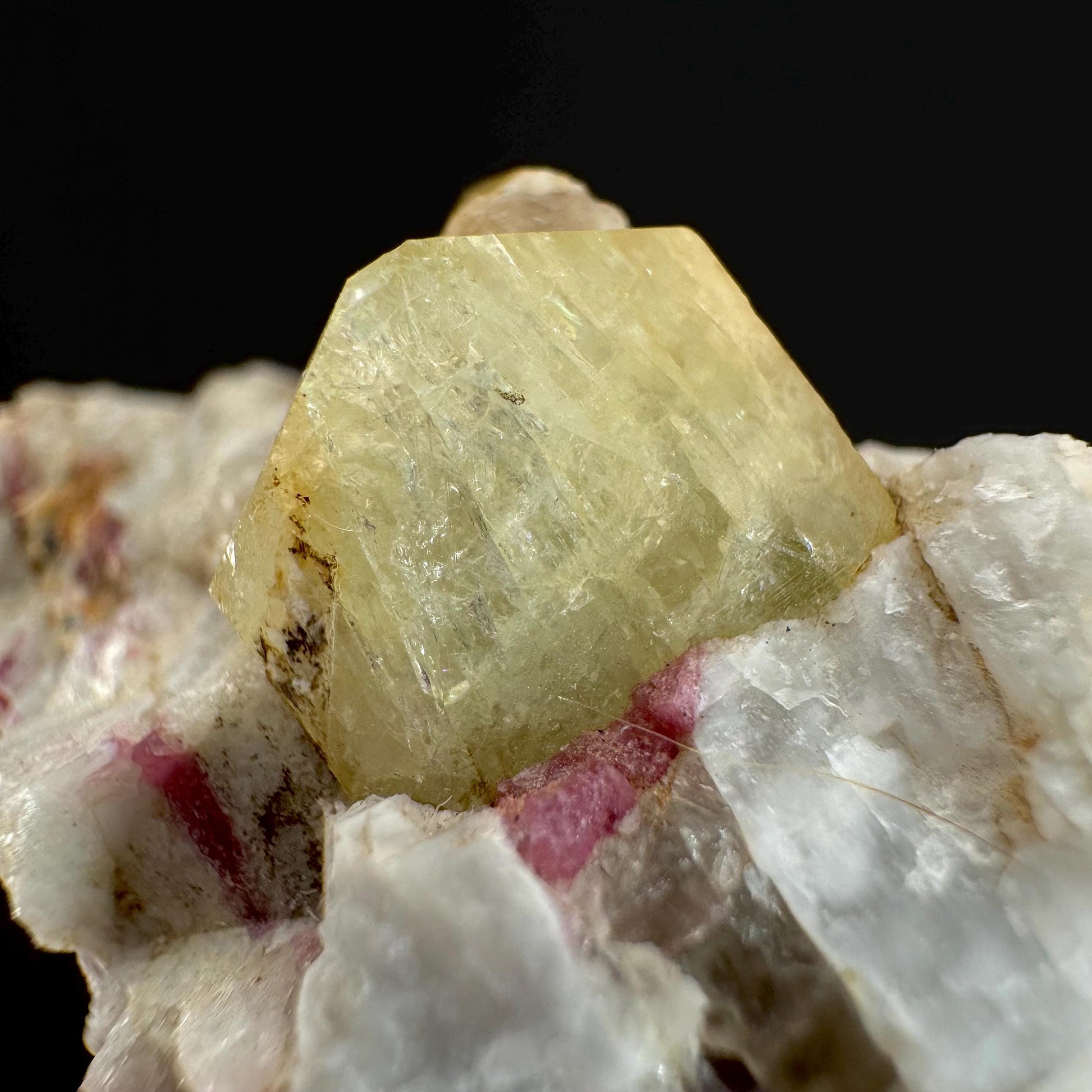 Rare! Londonite with Liddicoatite | natural crystal cluster, raw mineral specimen (Madagascar)