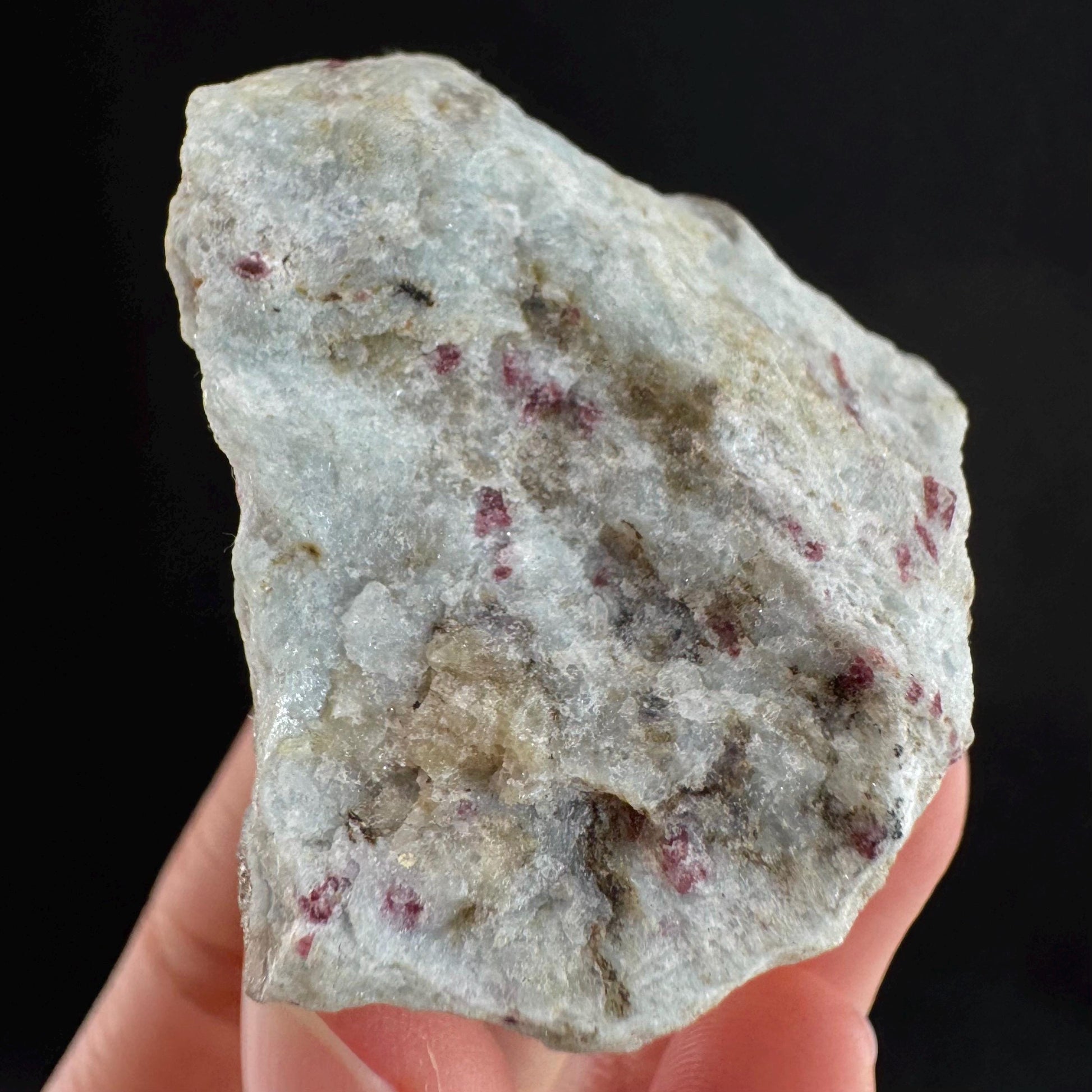 Rare! Londonite with Liddicoatite | natural crystal cluster, raw mineral specimen (Madagascar)