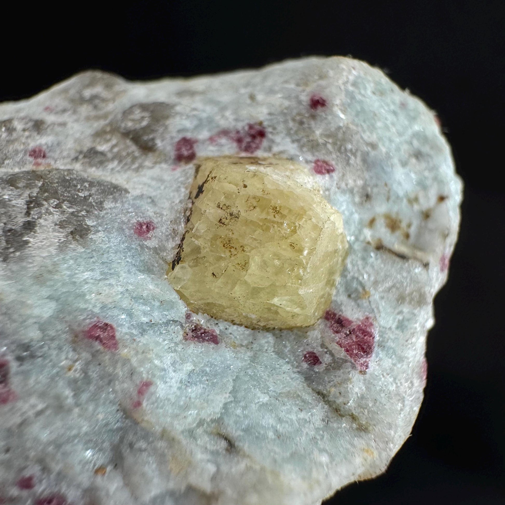 Rare! Londonite with Liddicoatite | natural crystal cluster, raw mineral specimen (Madagascar)