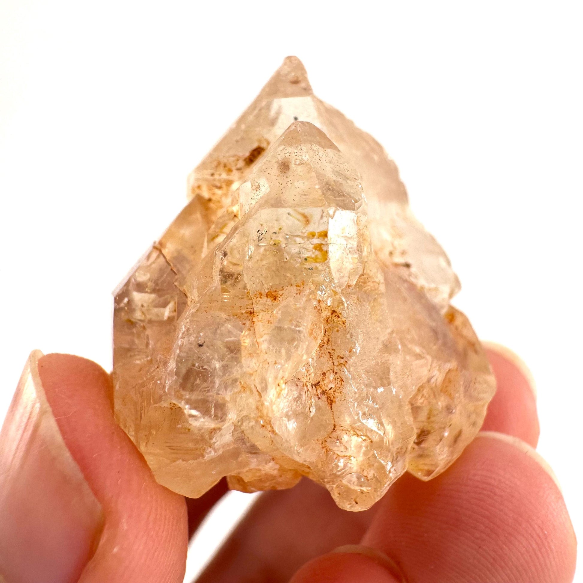 Firefly Petroleum Quartz | UV reactive crystal, fluorescent mineral from Madagascar