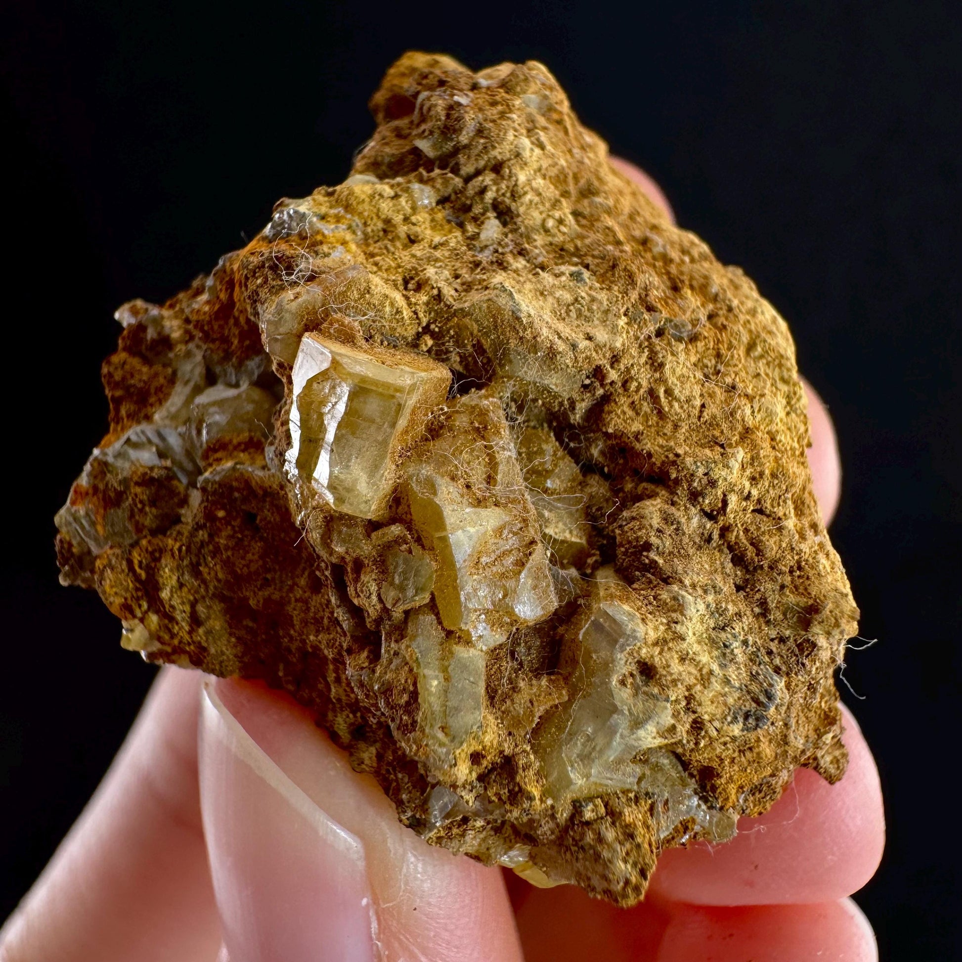 Mimetite Mineral Specimen | Rare Yellow Crystal from Thailand