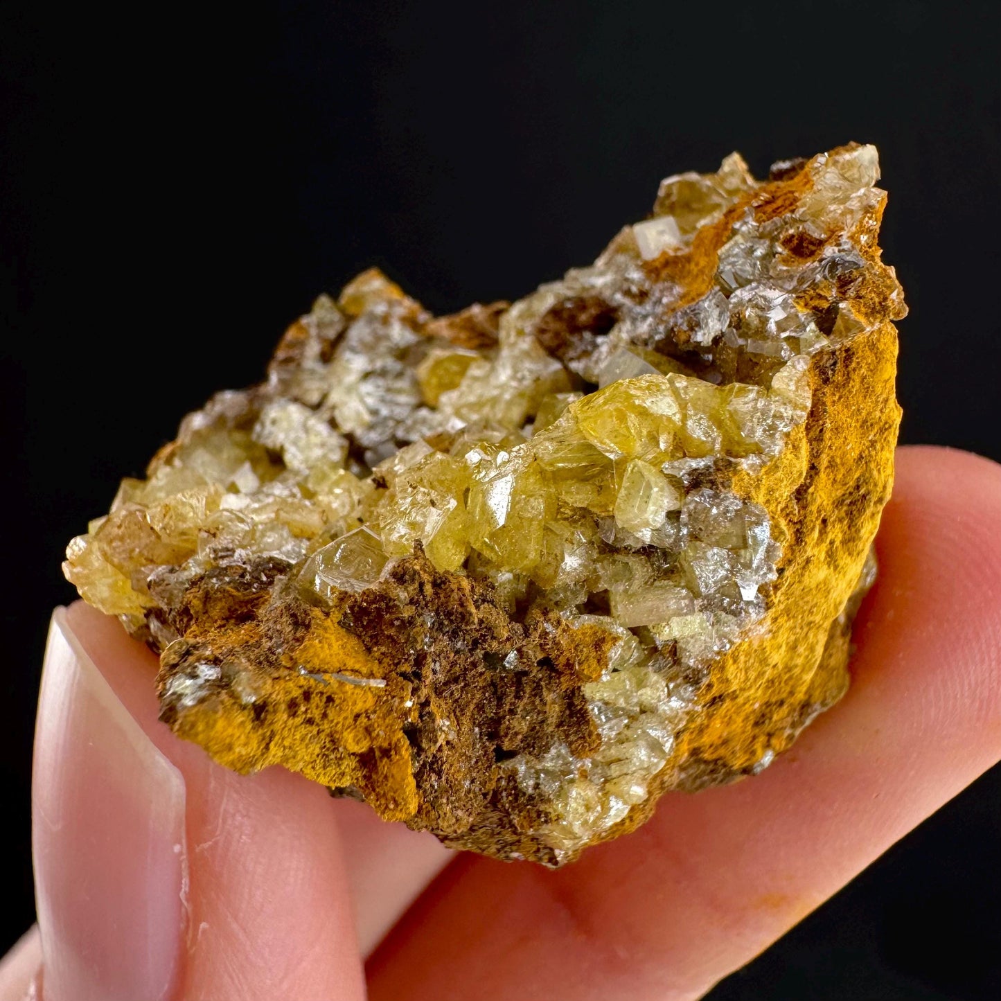 Mimetite Mineral Specimen | Rare Yellow Crystal from Thailand