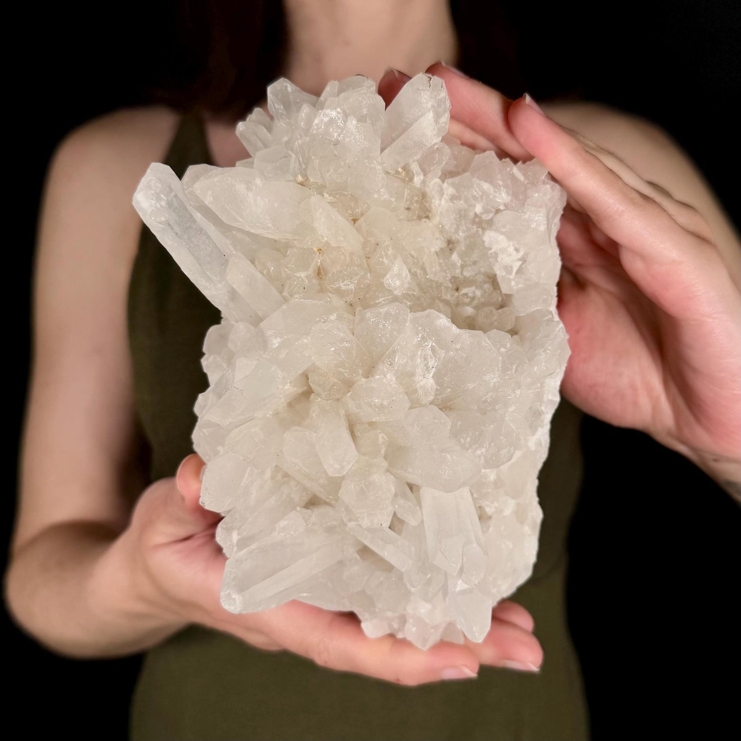 XL Natural Quartz Crystal Cluster | raw mineral specimen