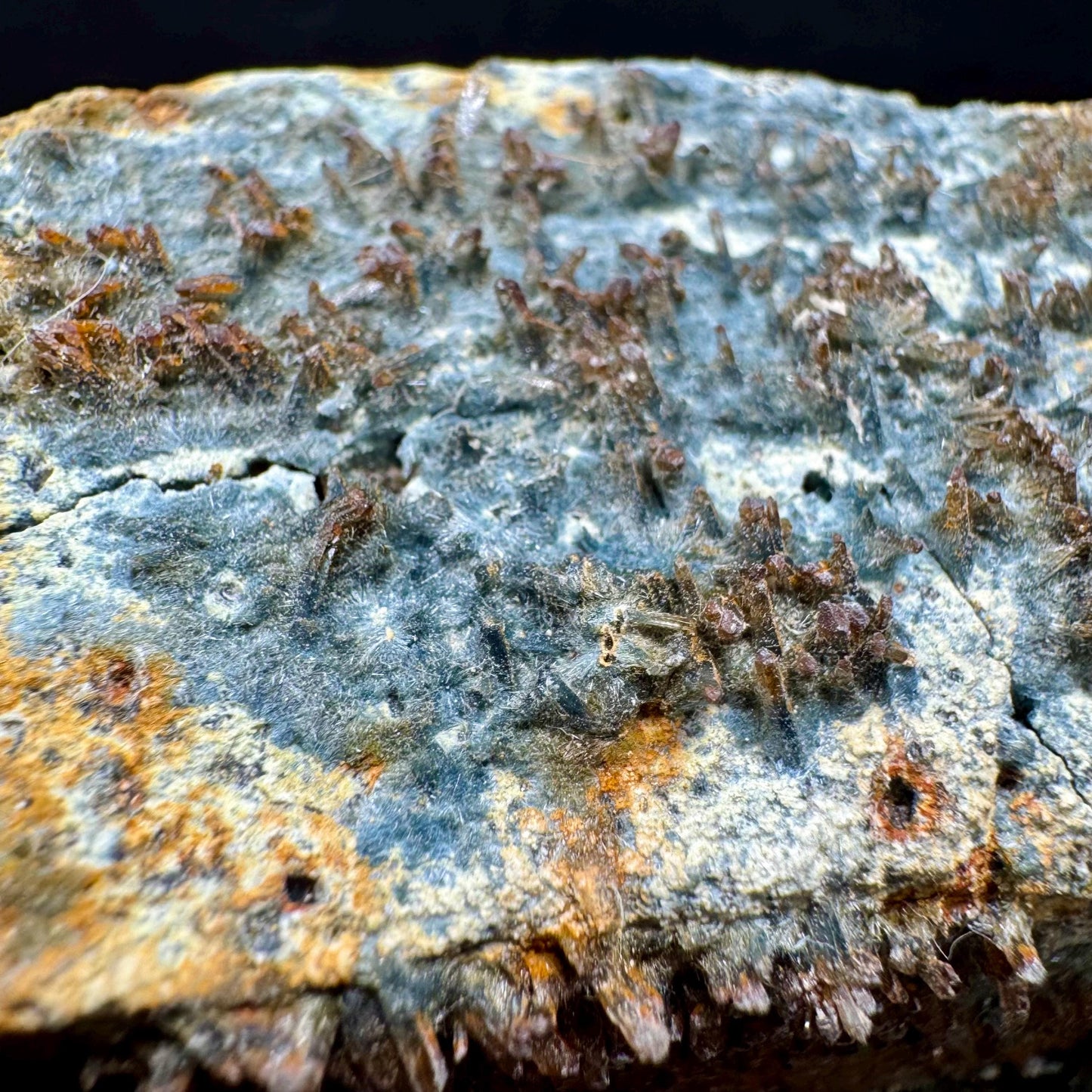 XL Smoky Quartz with Hyalite Opal, Feldspar, Fluorite, & Foitite | Crystal Cluster from Namibia