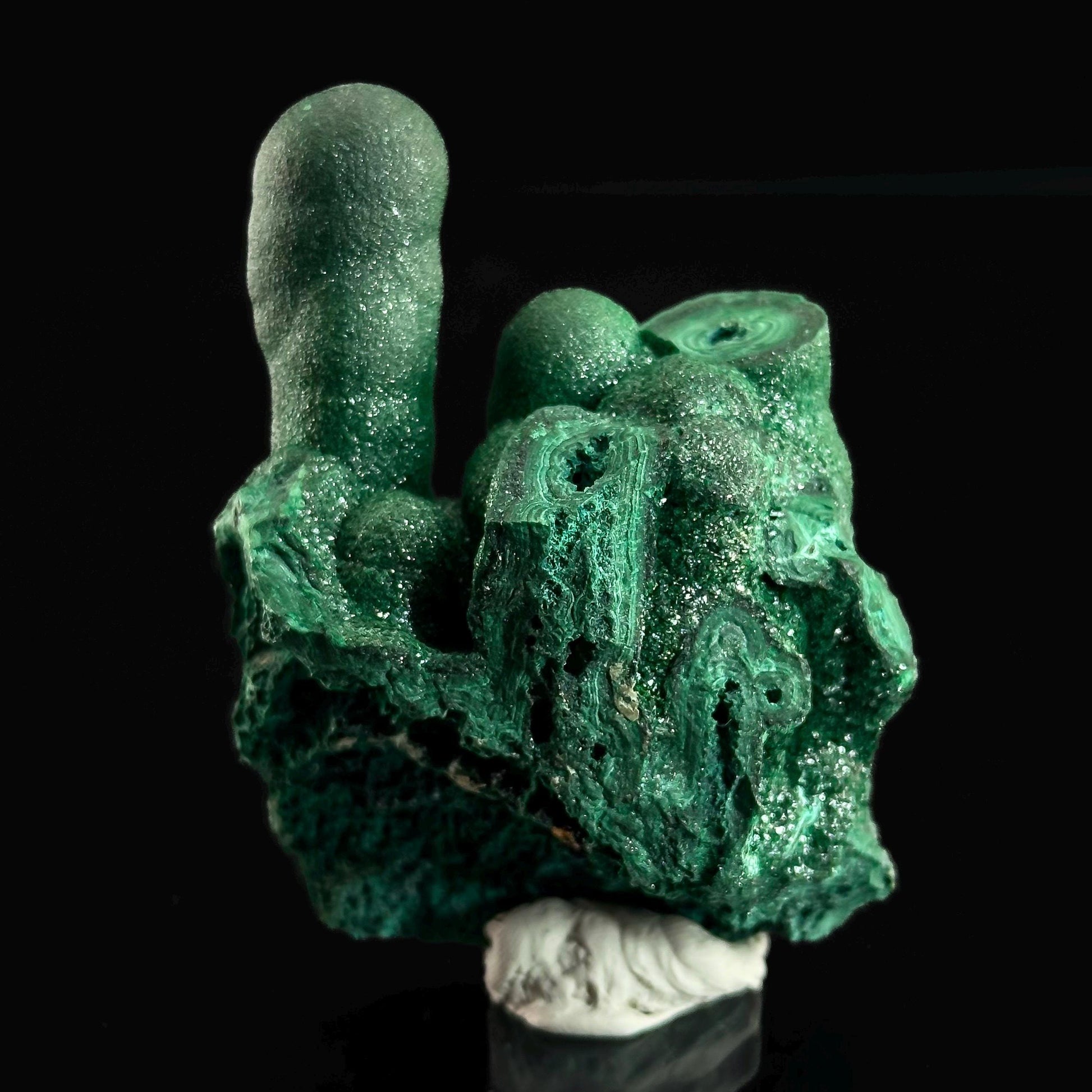 Malachite Stalactite (DR Congo) | natural malachite crystal, mineral specimen