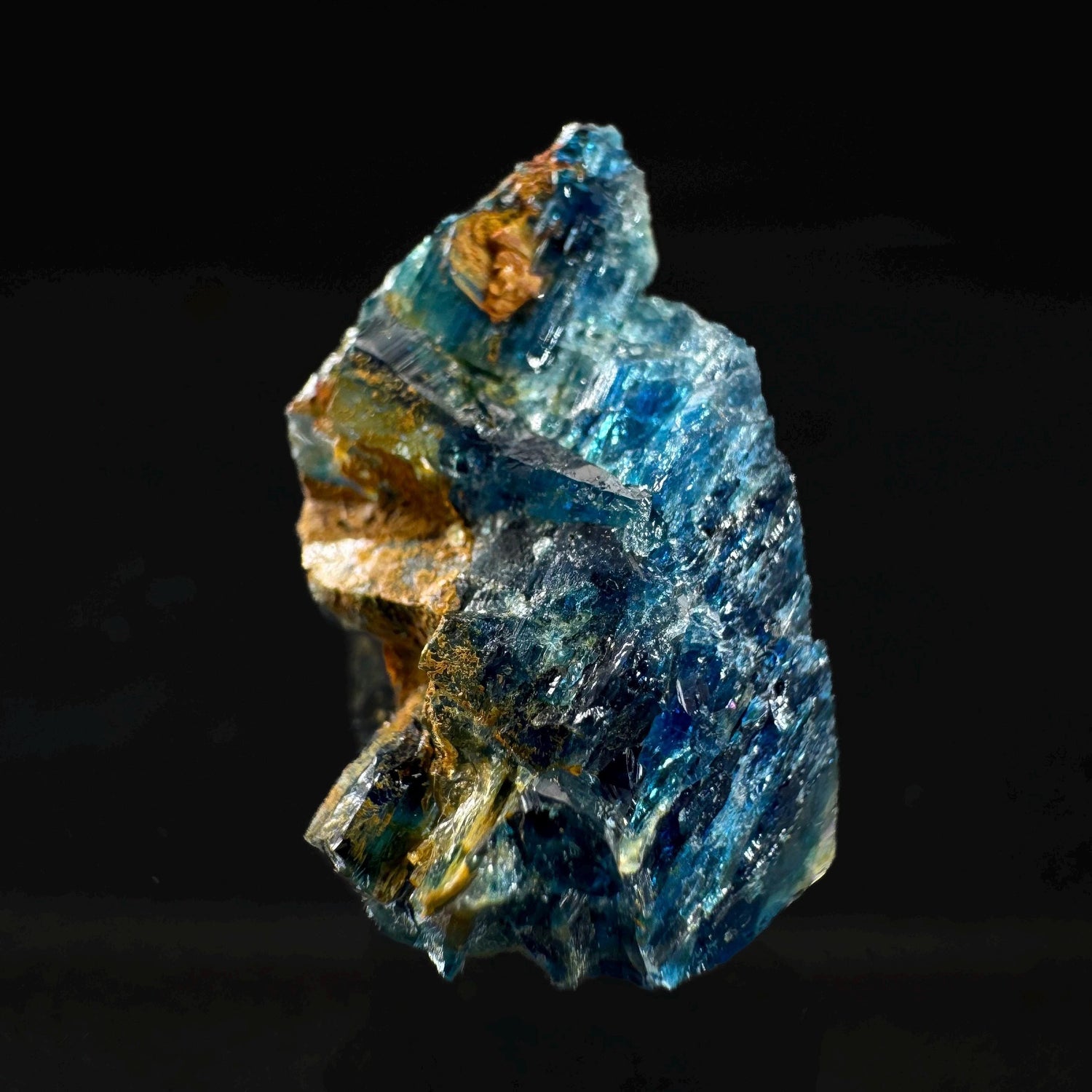 Euclase (Zimbabwe) | blue euclase crystal, rare mineral specimen