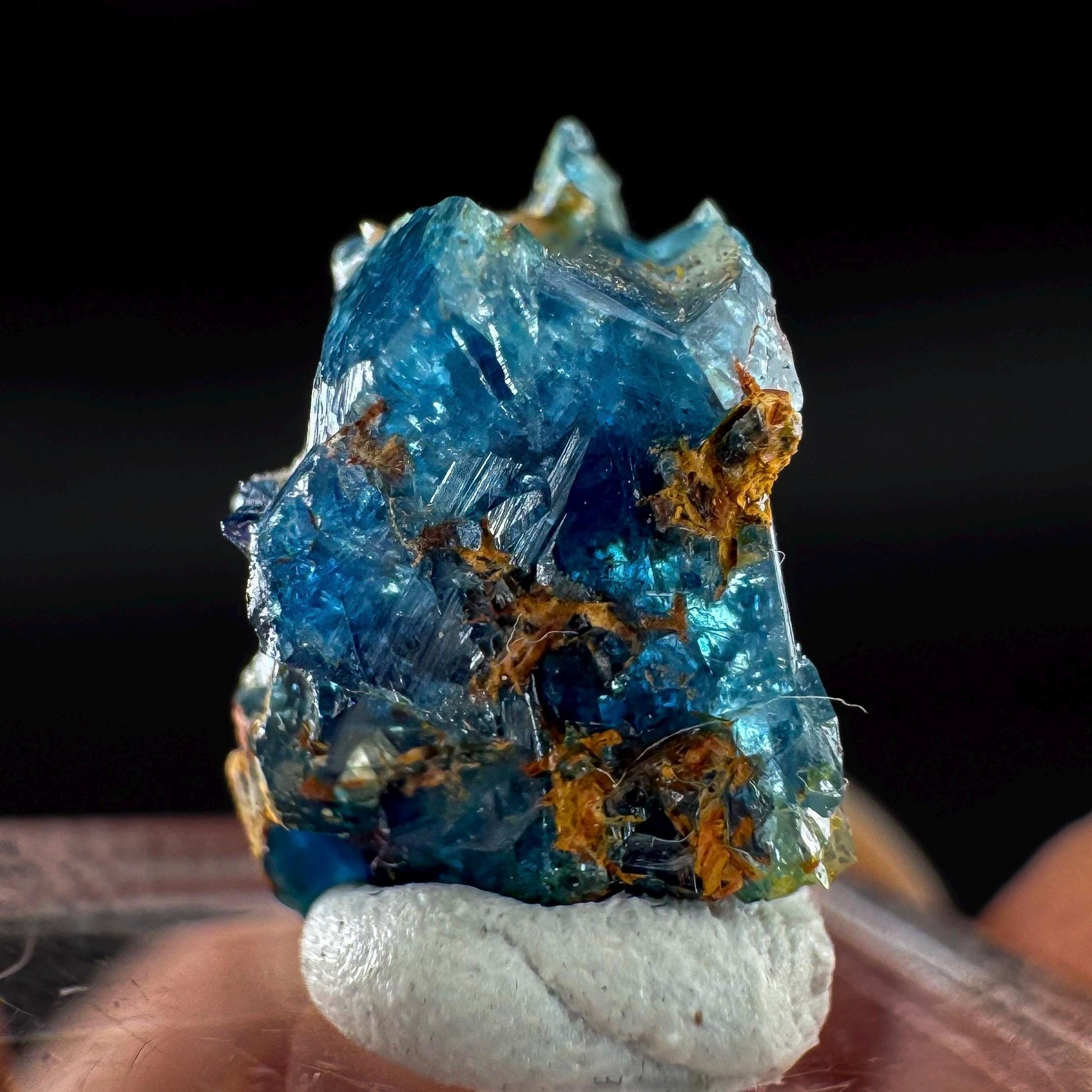 Euclase (Zimbabwe) | blue euclase crystal, rare mineral specimen