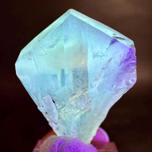Golden Selenite Blade | Fluorescent UV Reactive Gypsum Crystal