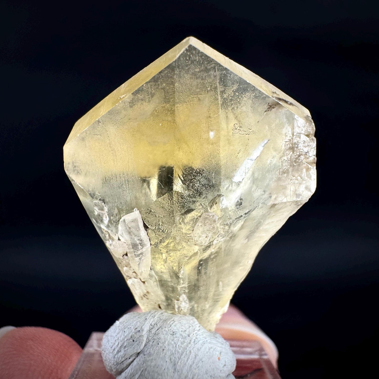 Golden Selenite Blade | Fluorescent UV Reactive Gypsum Crystal