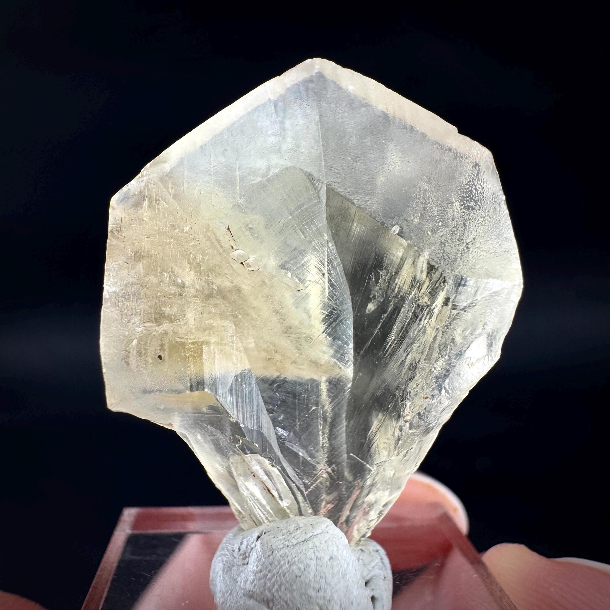 Golden Selenite Blade | Fluorescent UV Reactive Gypsum Crystal