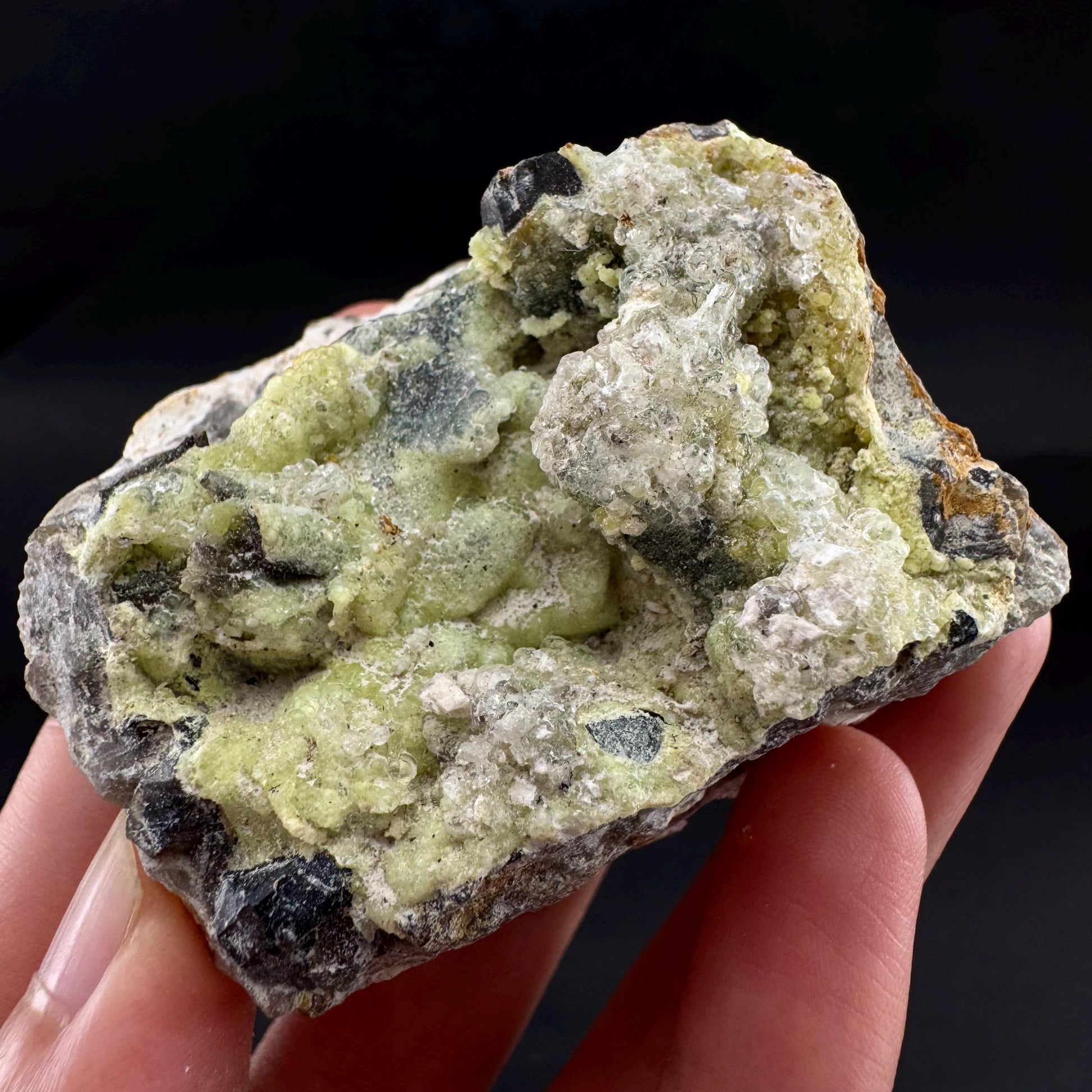 UV Reactive Hyalite Opal | Fluorescent Mineral Specimen from Namibia