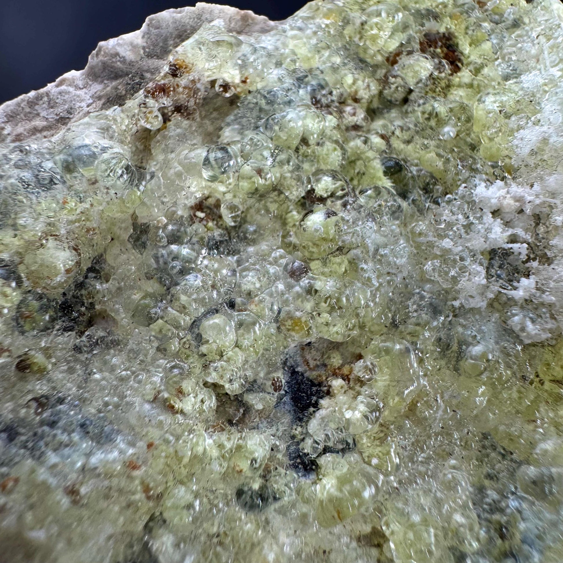 UV Reactive Hyalite Opal | Fluorescent Mineral Specimen from Namibia