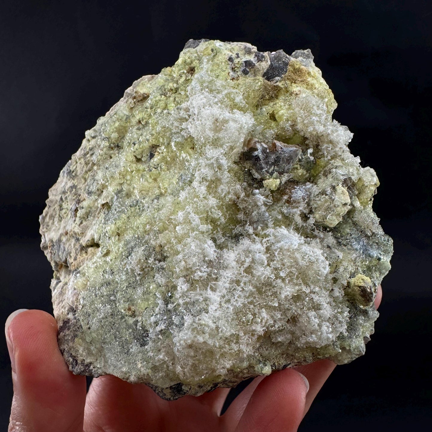 UV Reactive Hyalite Opal | Fluorescent Mineral Specimen from Namibia