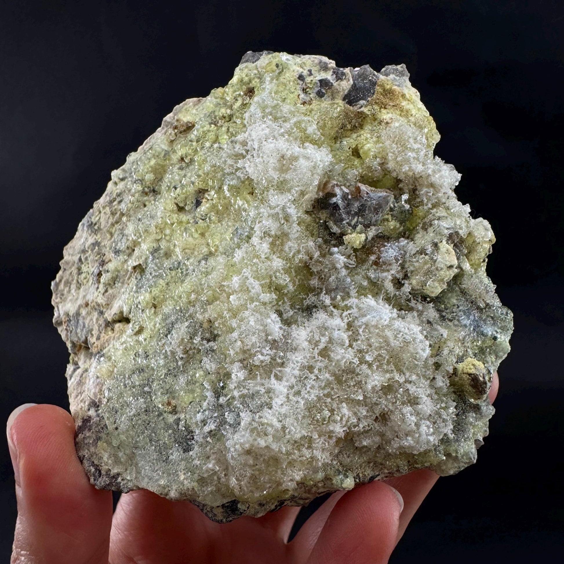 UV Reactive Hyalite Opal | Fluorescent Mineral Specimen from Namibia