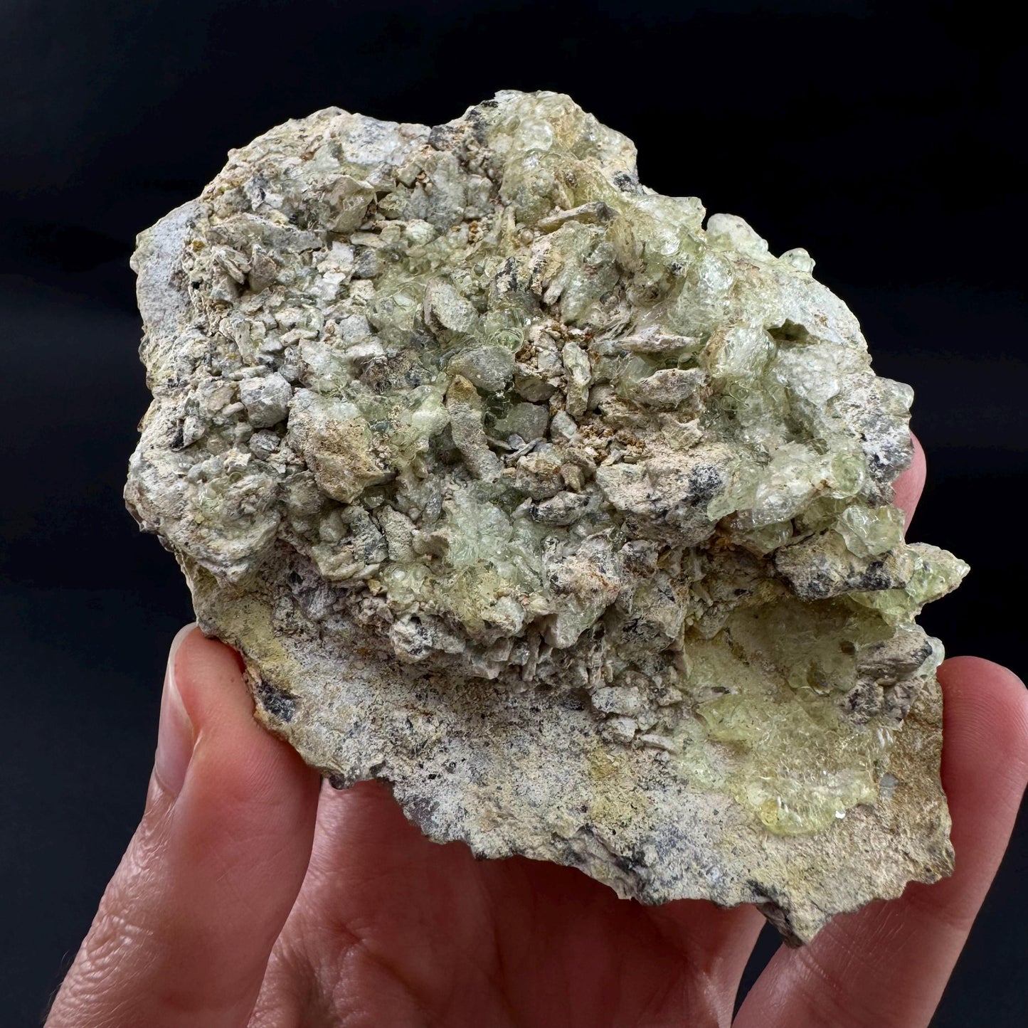 UV Reactive Hyalite Opal | Fluorescent Mineral Specimen from Namibia