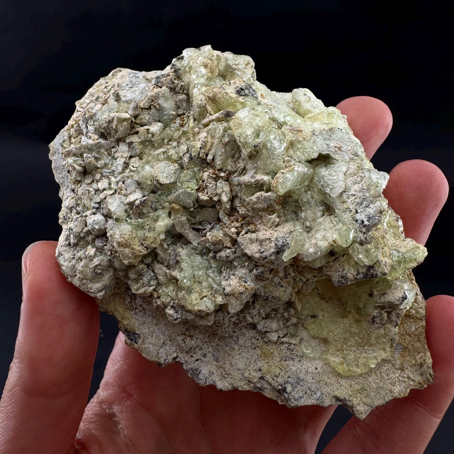 UV Reactive Hyalite Opal | Fluorescent Mineral Specimen from Namibia