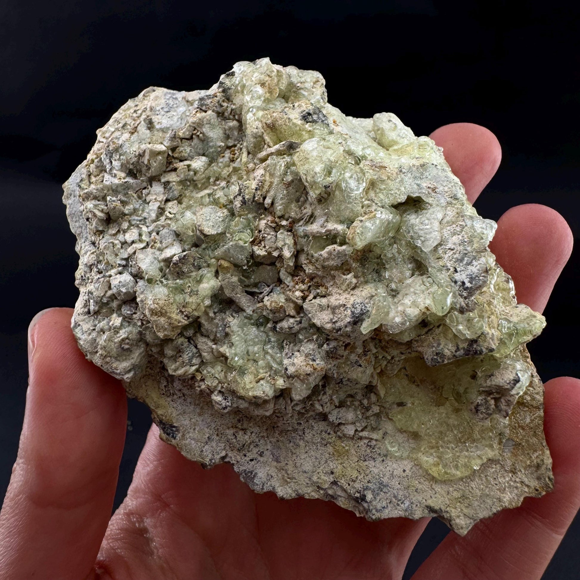 UV Reactive Hyalite Opal | Fluorescent Mineral Specimen from Namibia