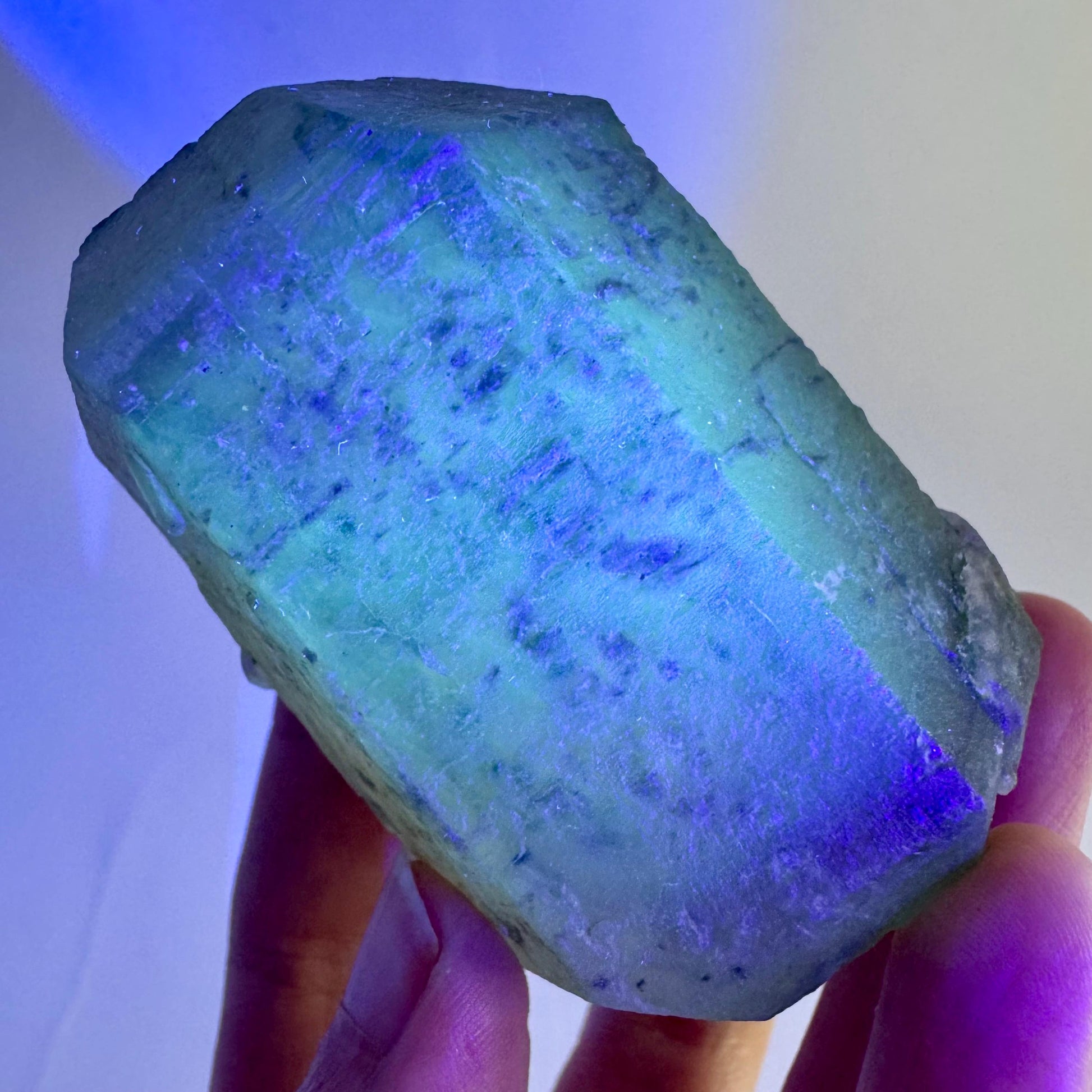 Hanksite | UV reactive crystal, rare mineral specimen from California, USA
