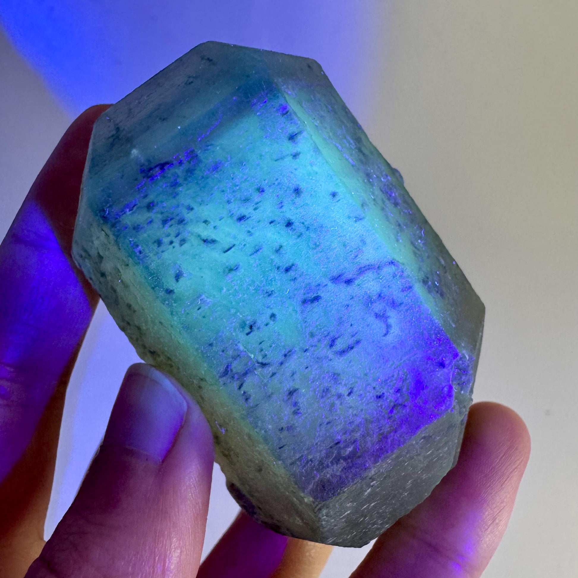 Hanksite | UV reactive crystal, rare mineral specimen from California, USA