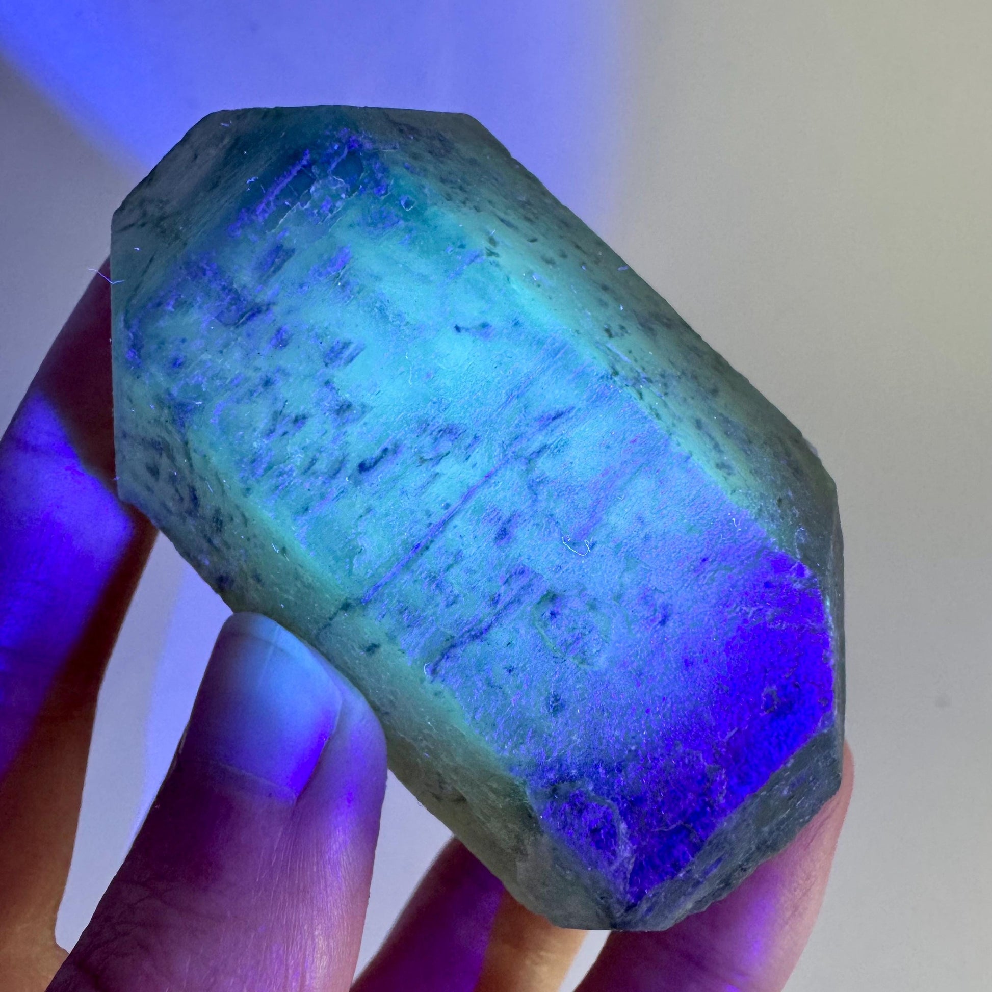Hanksite | UV reactive crystal, rare mineral specimen from California, USA