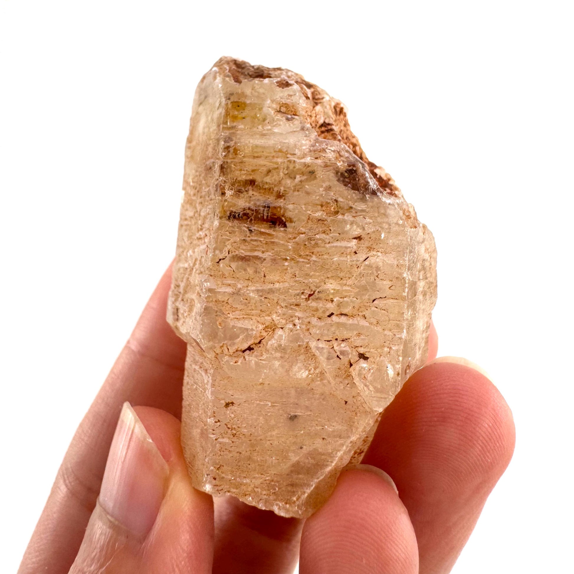 Firefly Petroleum Quartz | UV reactive crystal, fluorescent mineral from Madagascar