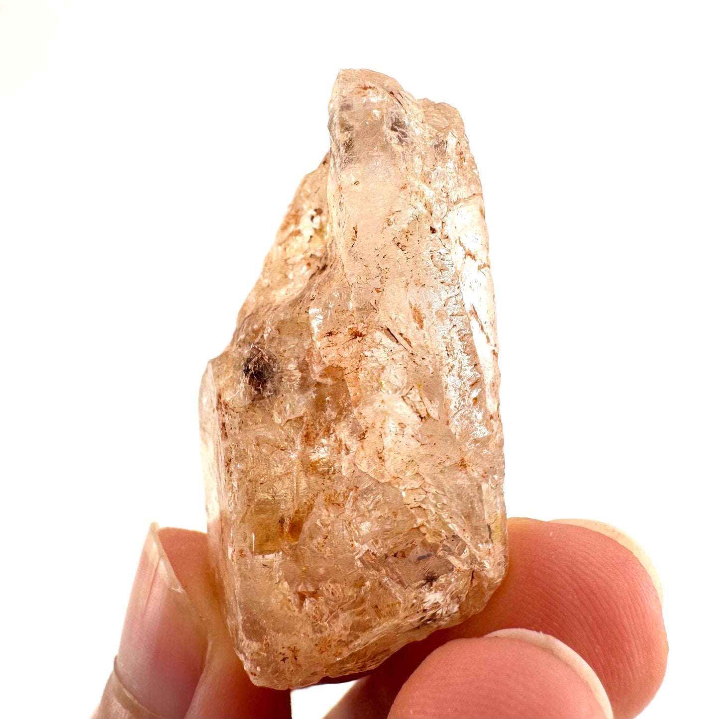 Firefly Petroleum Quartz | UV reactive crystal, fluorescent mineral from Madagascar