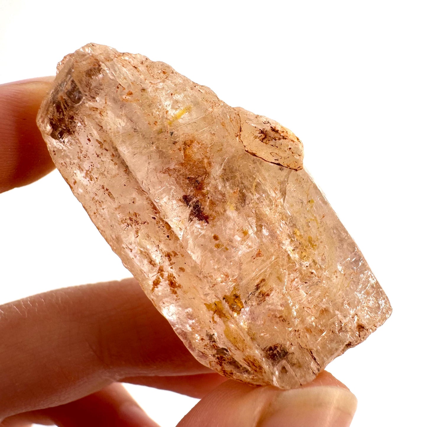 Firefly Petroleum Quartz | UV reactive crystal, fluorescent mineral from Madagascar