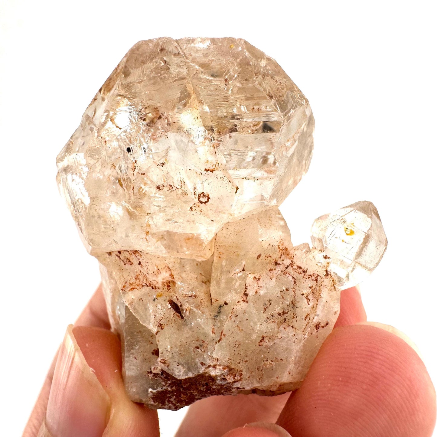 Firefly Petroleum Quartz | UV reactive crystal, fluorescent mineral from Madagascar