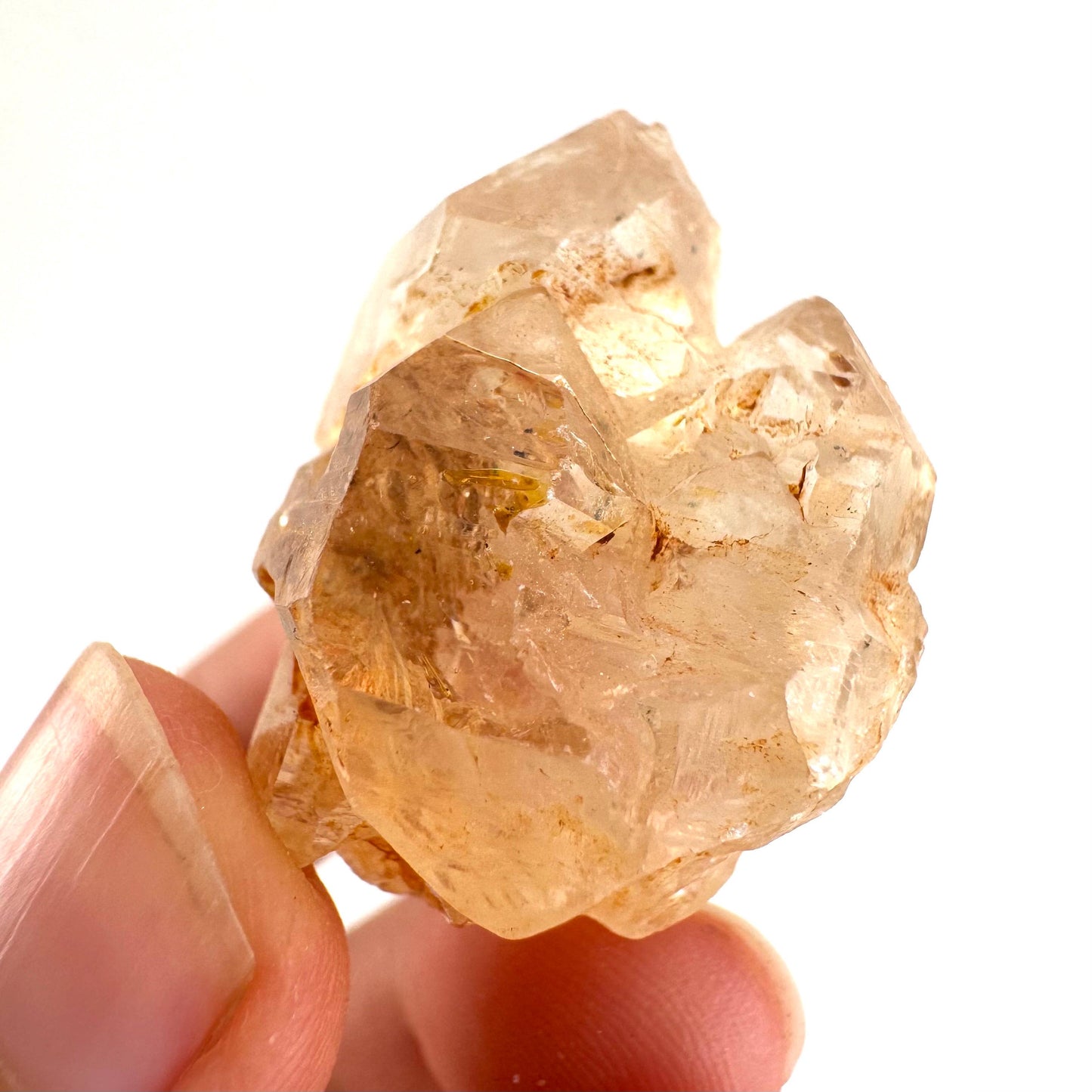 Firefly Petroleum Quartz | UV reactive crystal, fluorescent mineral from Madagascar