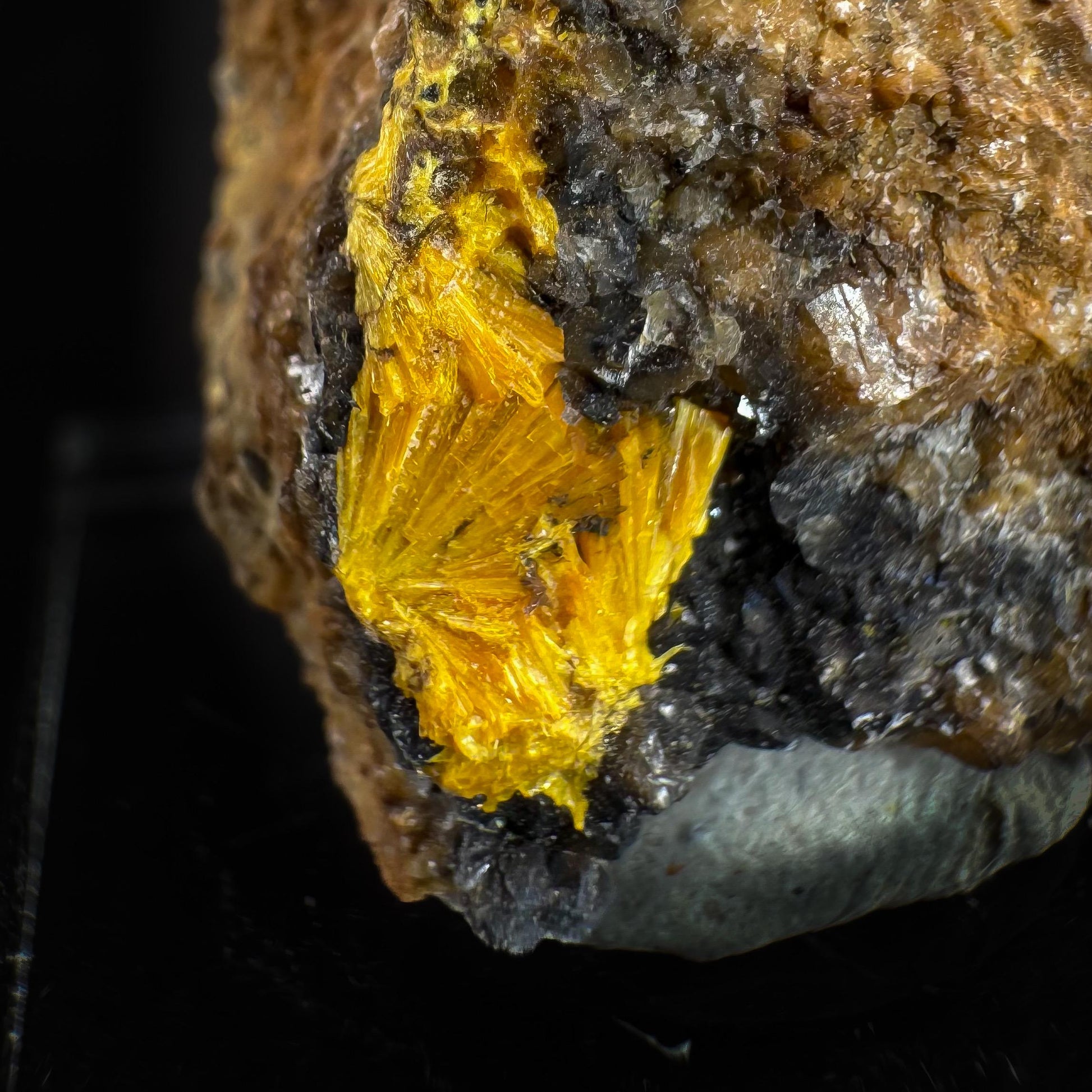 Boltwoodite | rare mineral specimen from Namibia