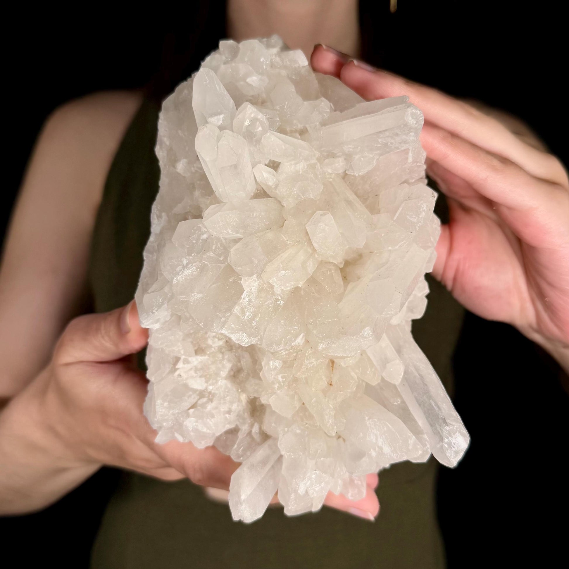 XL Natural Quartz Crystal Cluster | raw mineral specimen
