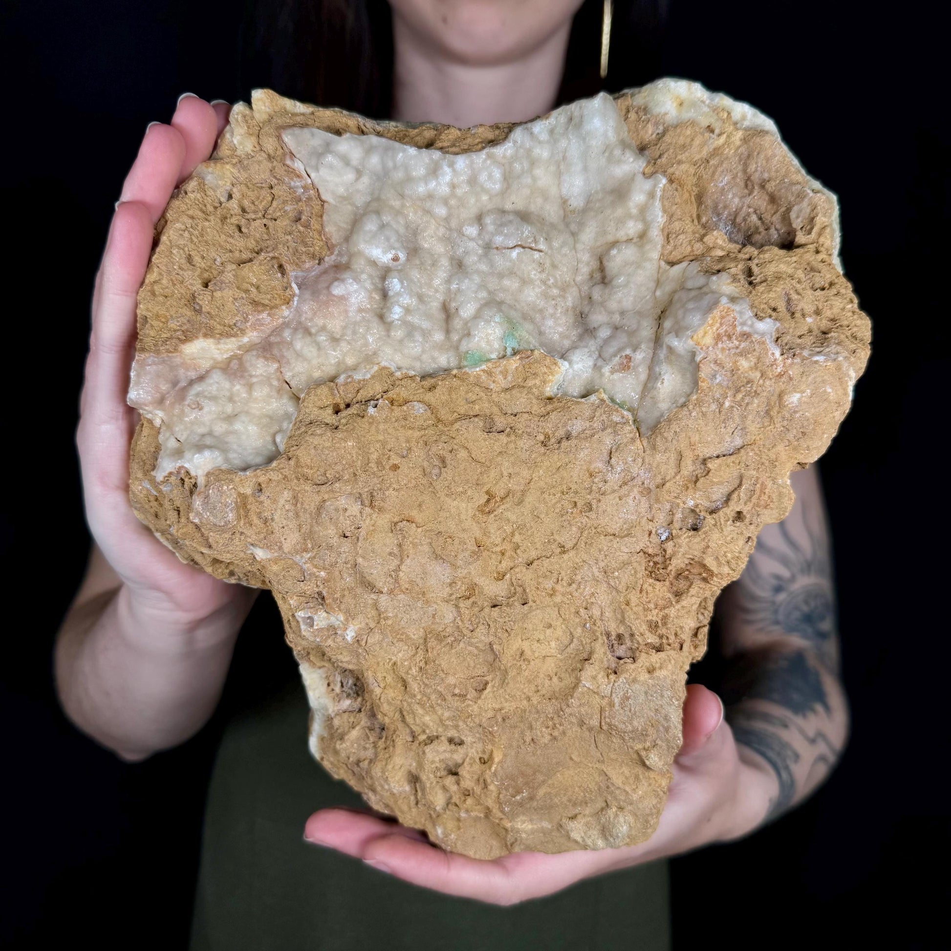 MASSIVE Blue Aragonite Crystal Cluster | Mineral Collection Display Piece