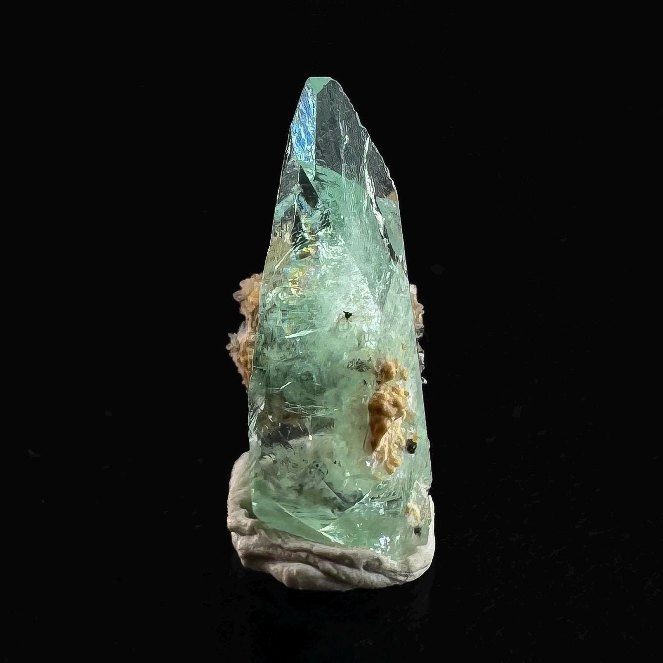 Phosphophyllite (Bolivia) | terminated phosphophyllite crystal, rare mineral specimen