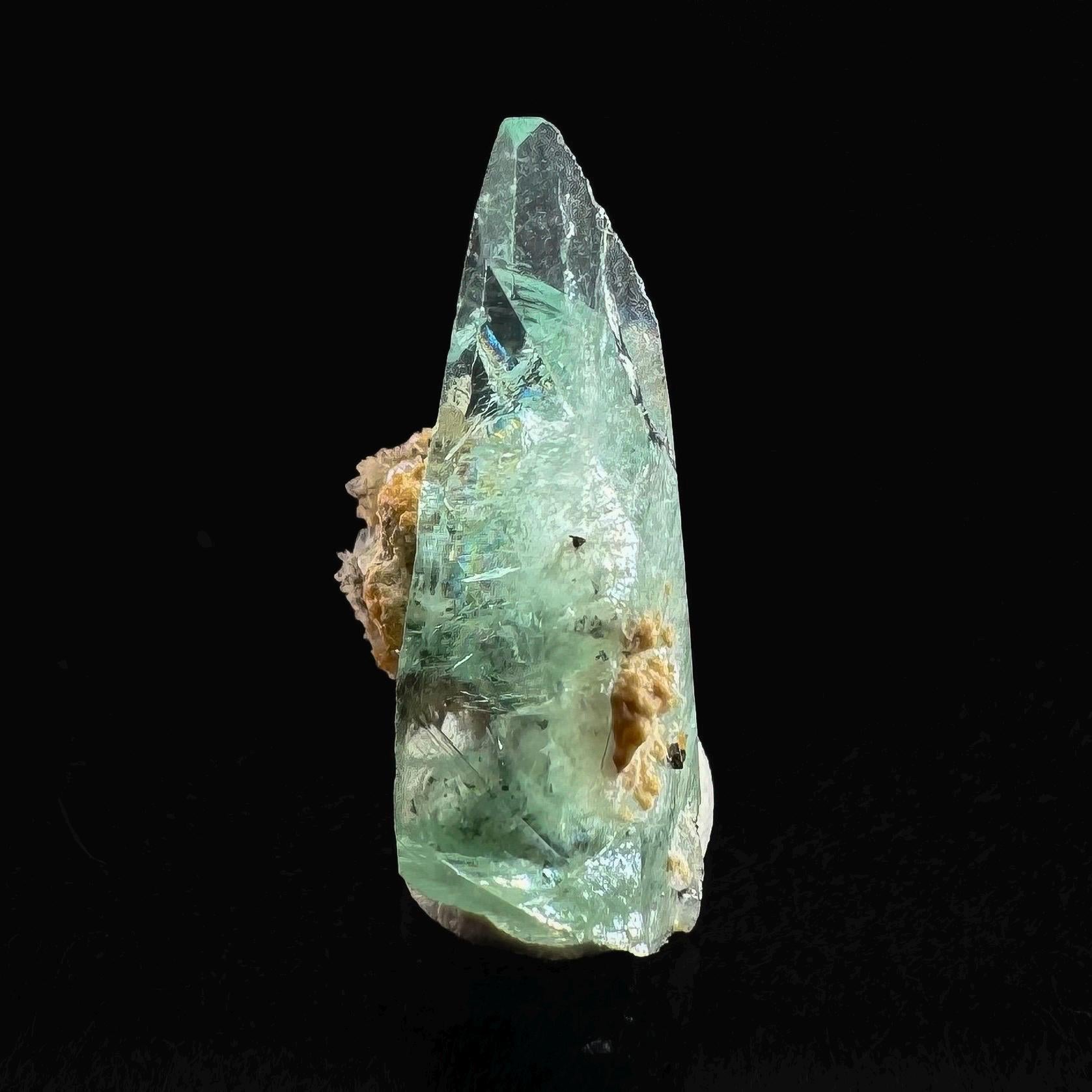 Phosphophyllite (Bolivia) | terminated phosphophyllite crystal, rare mineral specimen