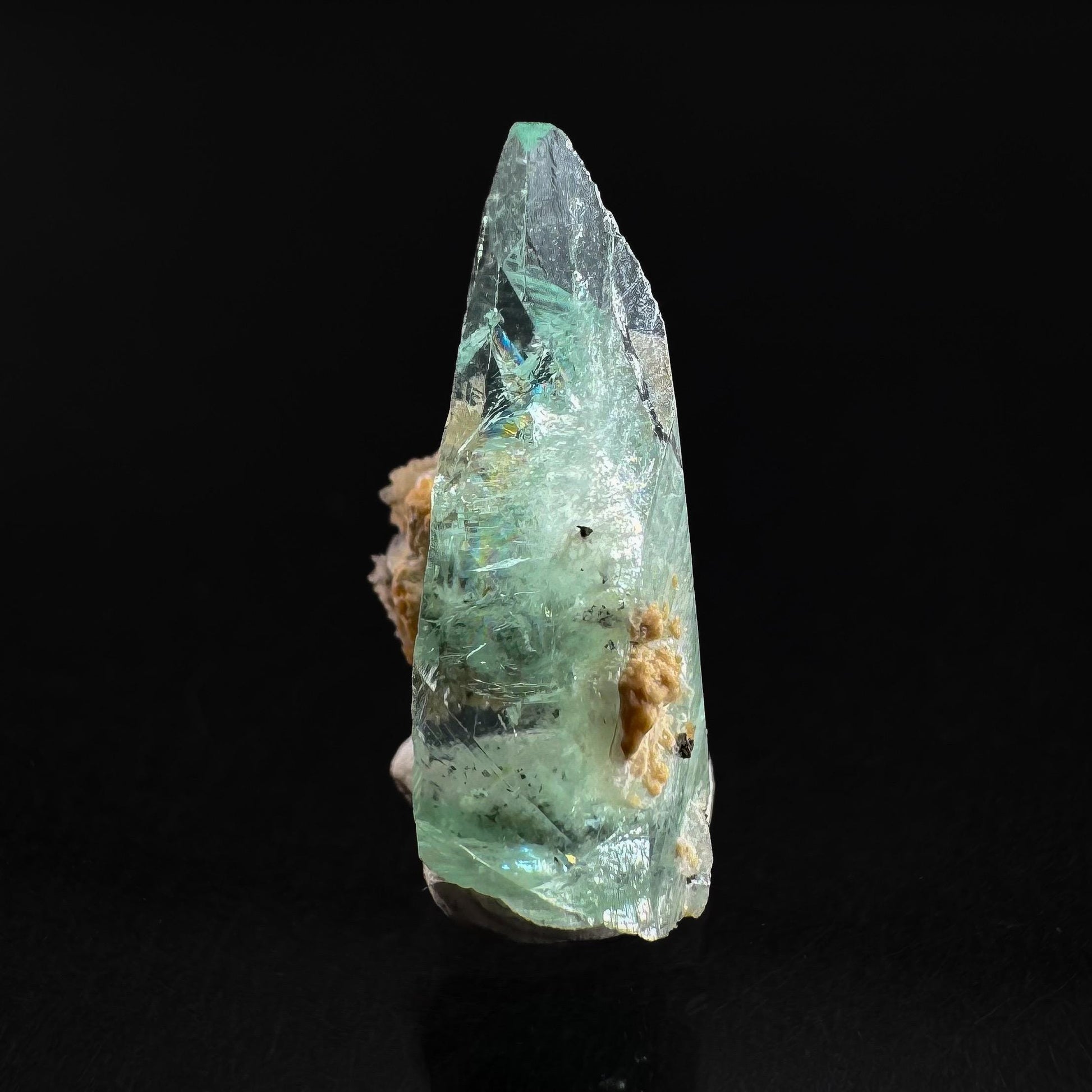 Phosphophyllite (Bolivia) | terminated phosphophyllite crystal, rare mineral specimen
