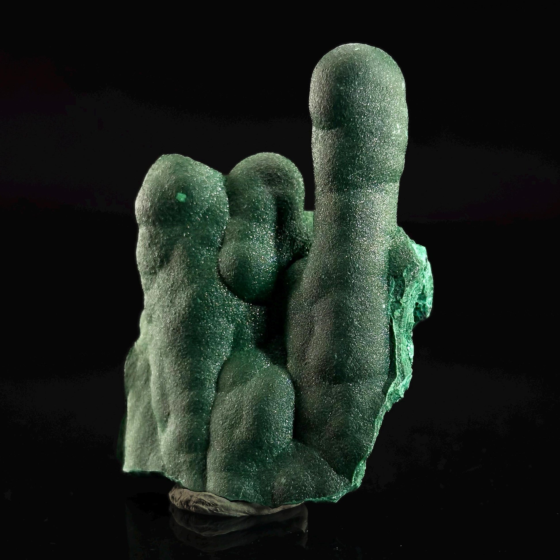 Malachite Stalactite (DR Congo) | natural malachite crystal, mineral specimen