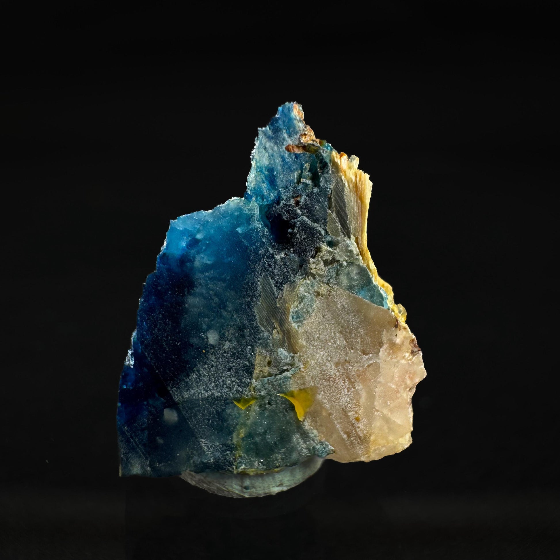 Euclase (Zimbabwe) | blue euclase crystal, rare mineral specimen